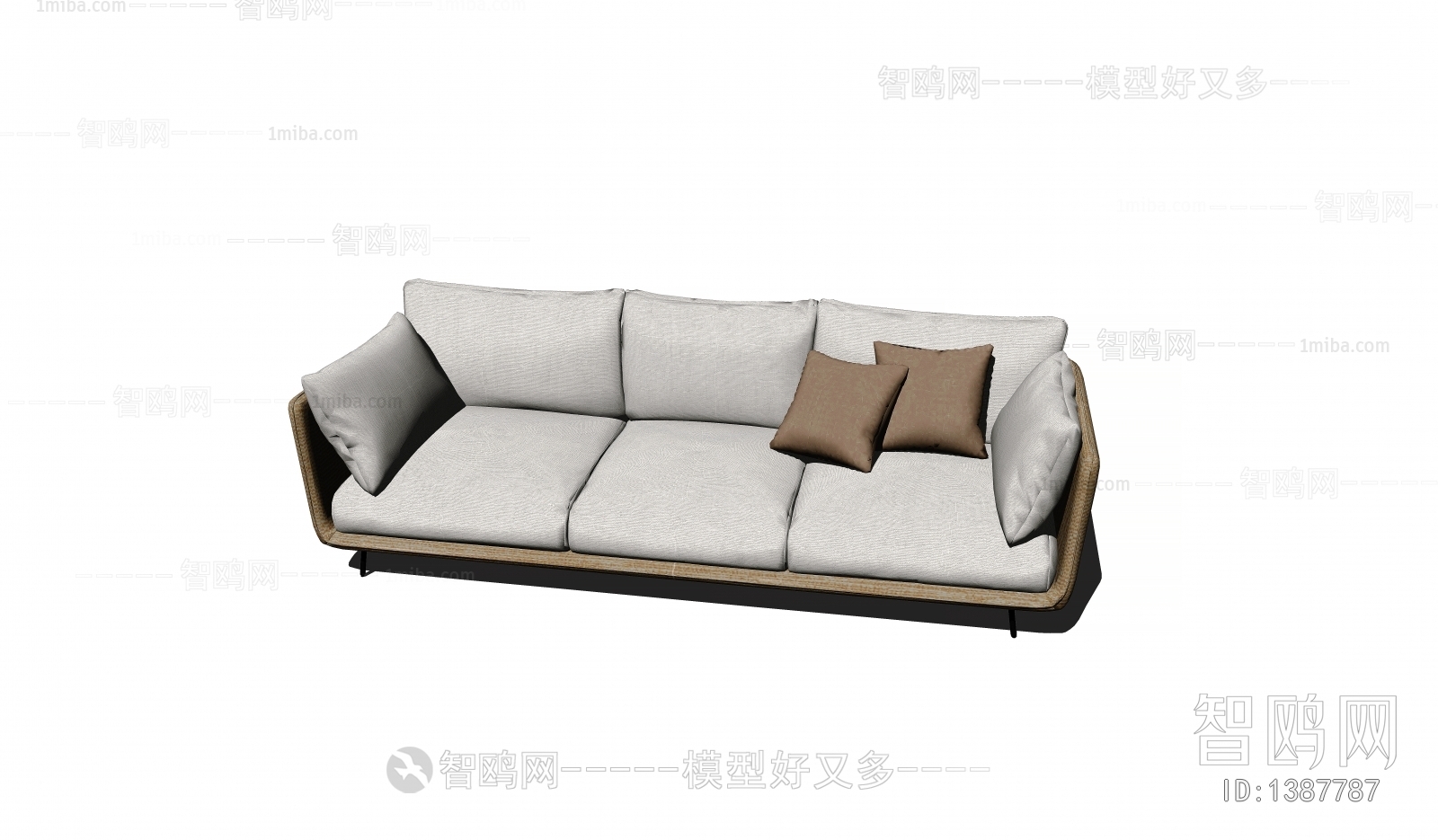 Modern Three-seat Sofa