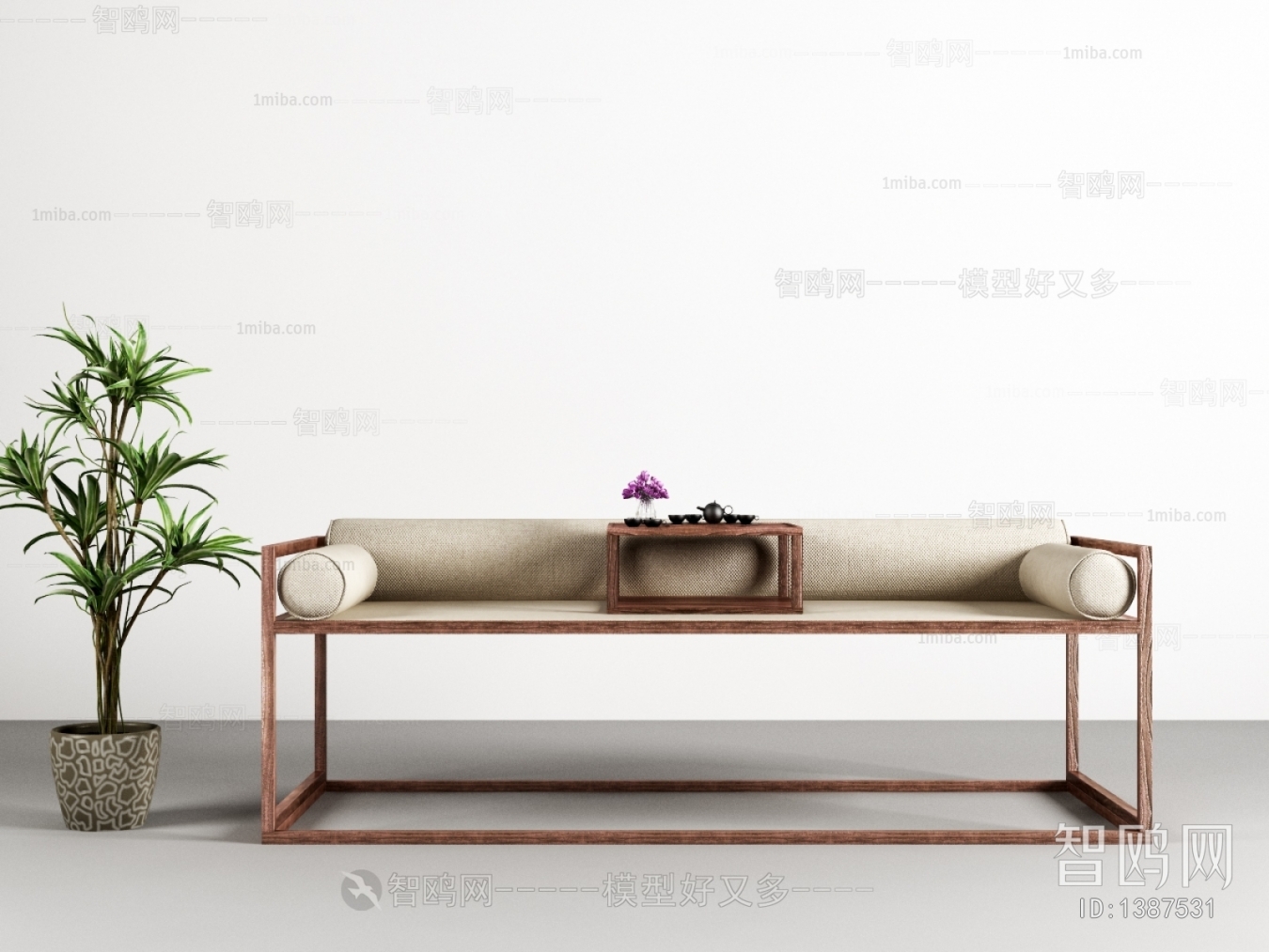 New Chinese Style Multi Person Sofa