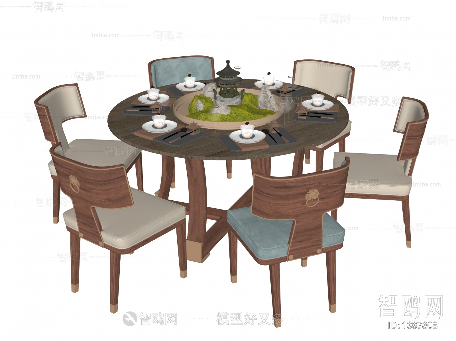 New Chinese Style Dining Table And Chairs