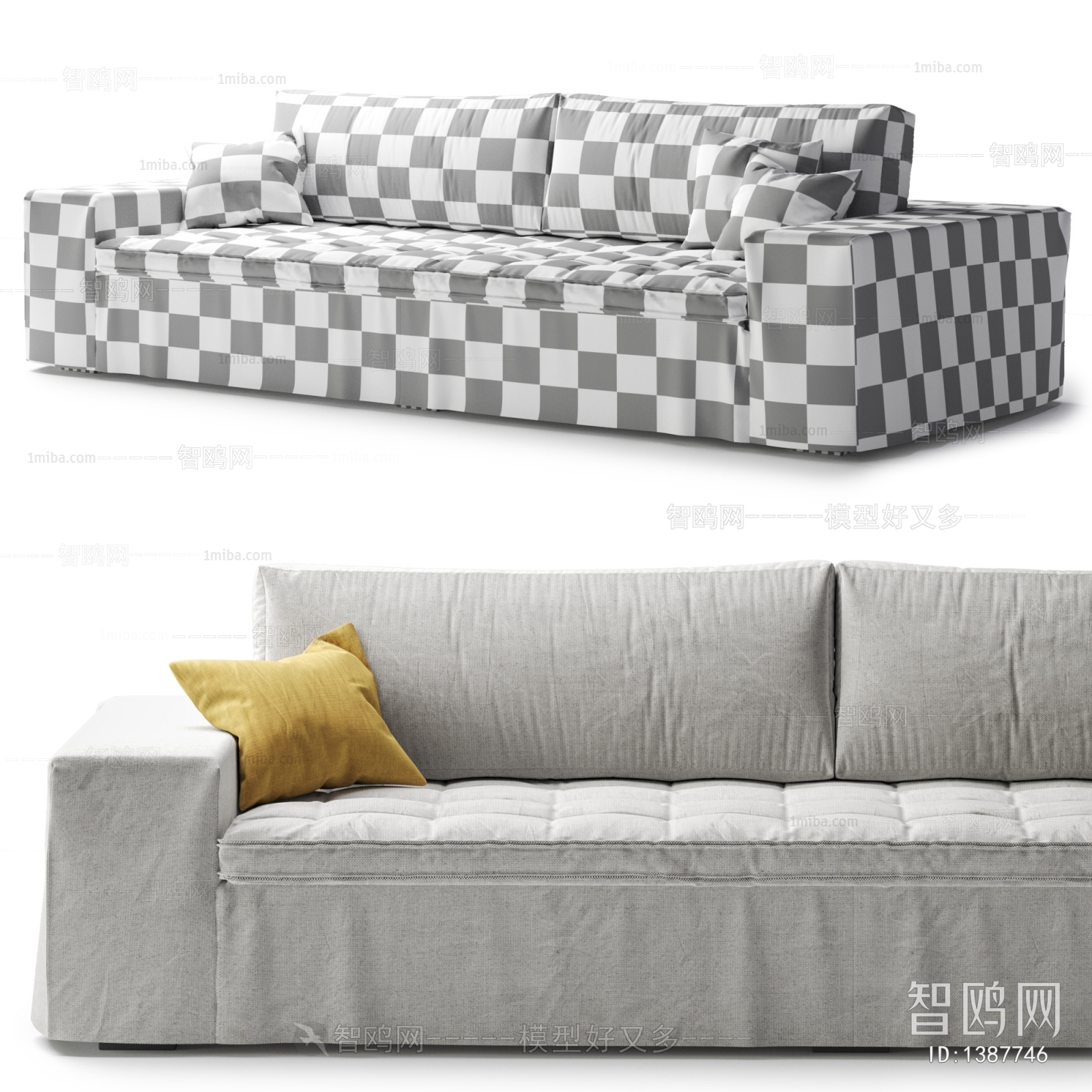 Modern Multi Person Sofa