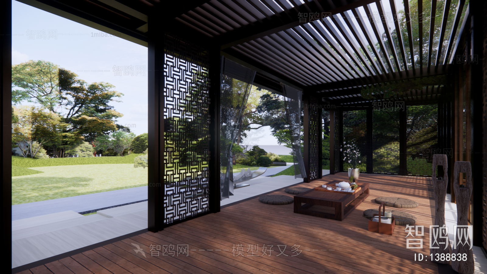 New Chinese Style Courtyard/landscape