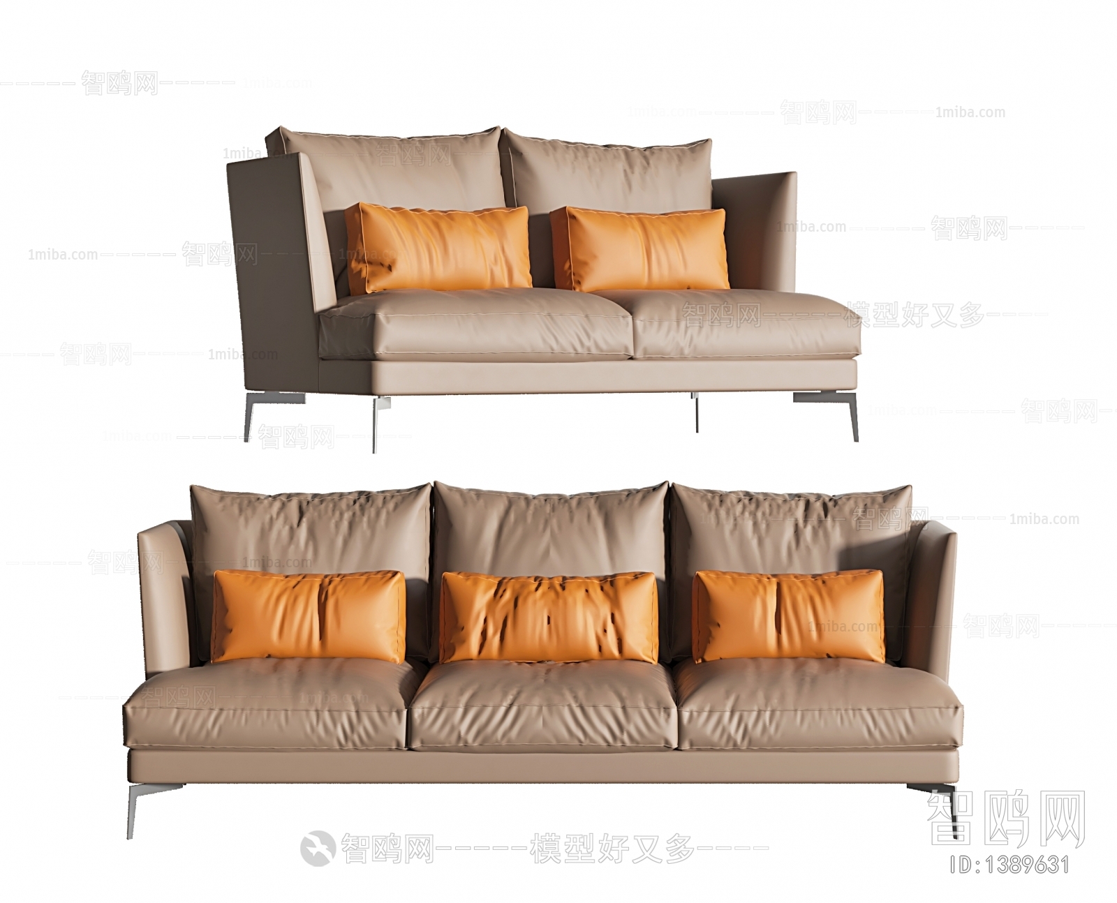 Modern Three-seat Sofa