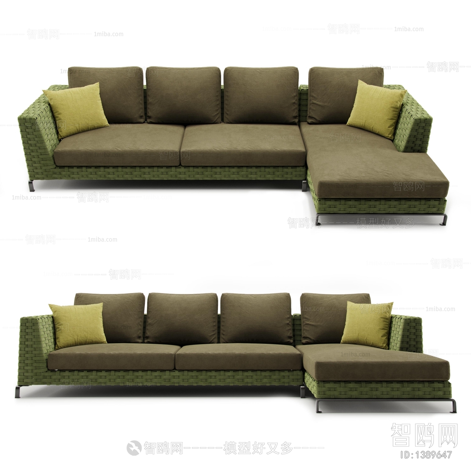 Modern Multi Person Sofa