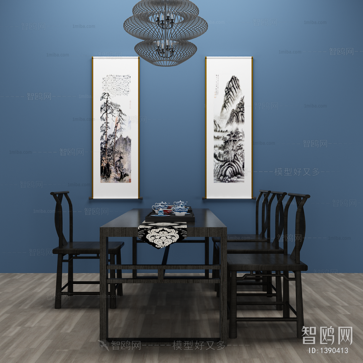 New Chinese Style Dining Table And Chairs