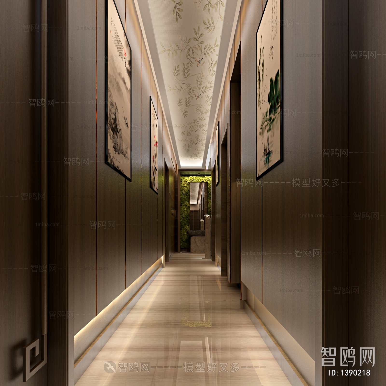 New Chinese Style Corridor