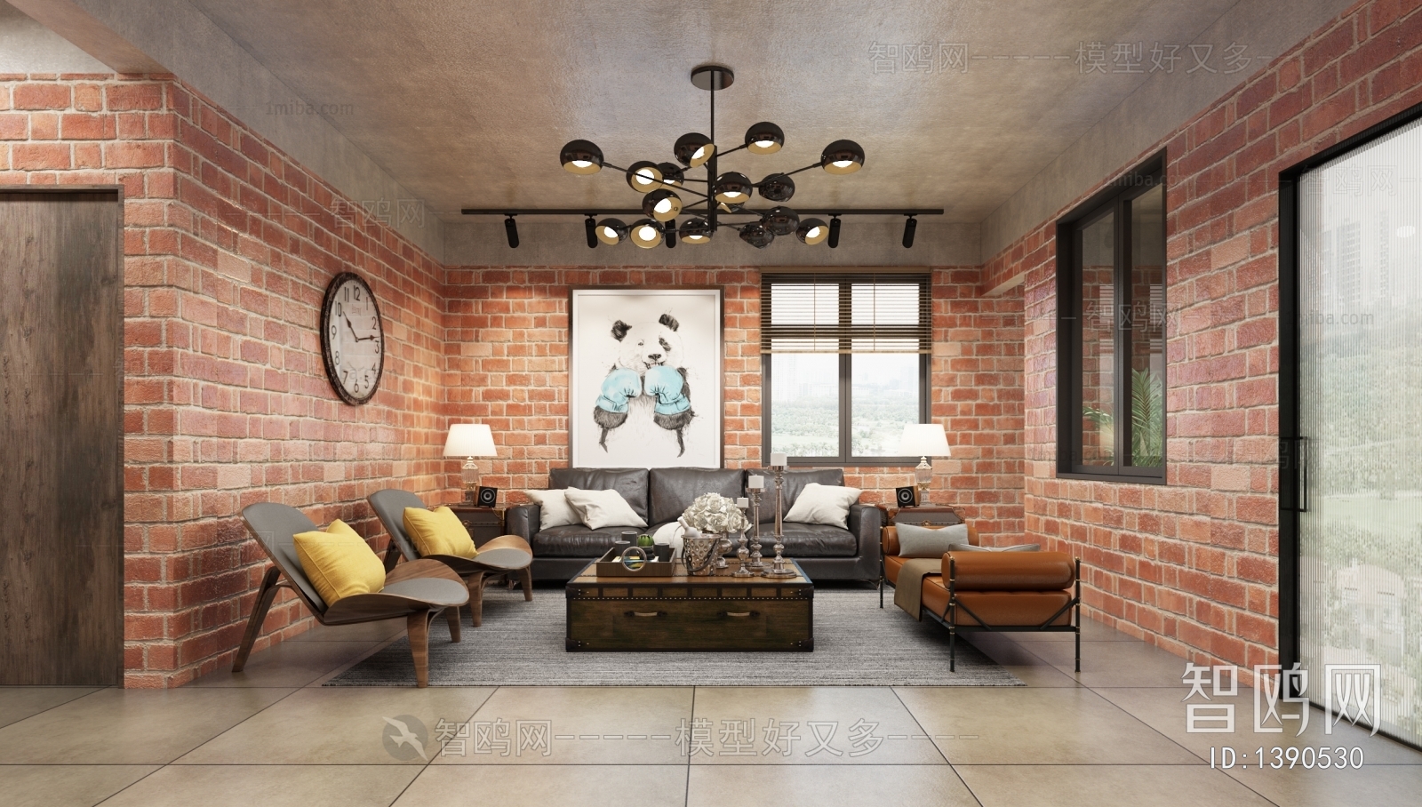 Industrial Style A Living Room