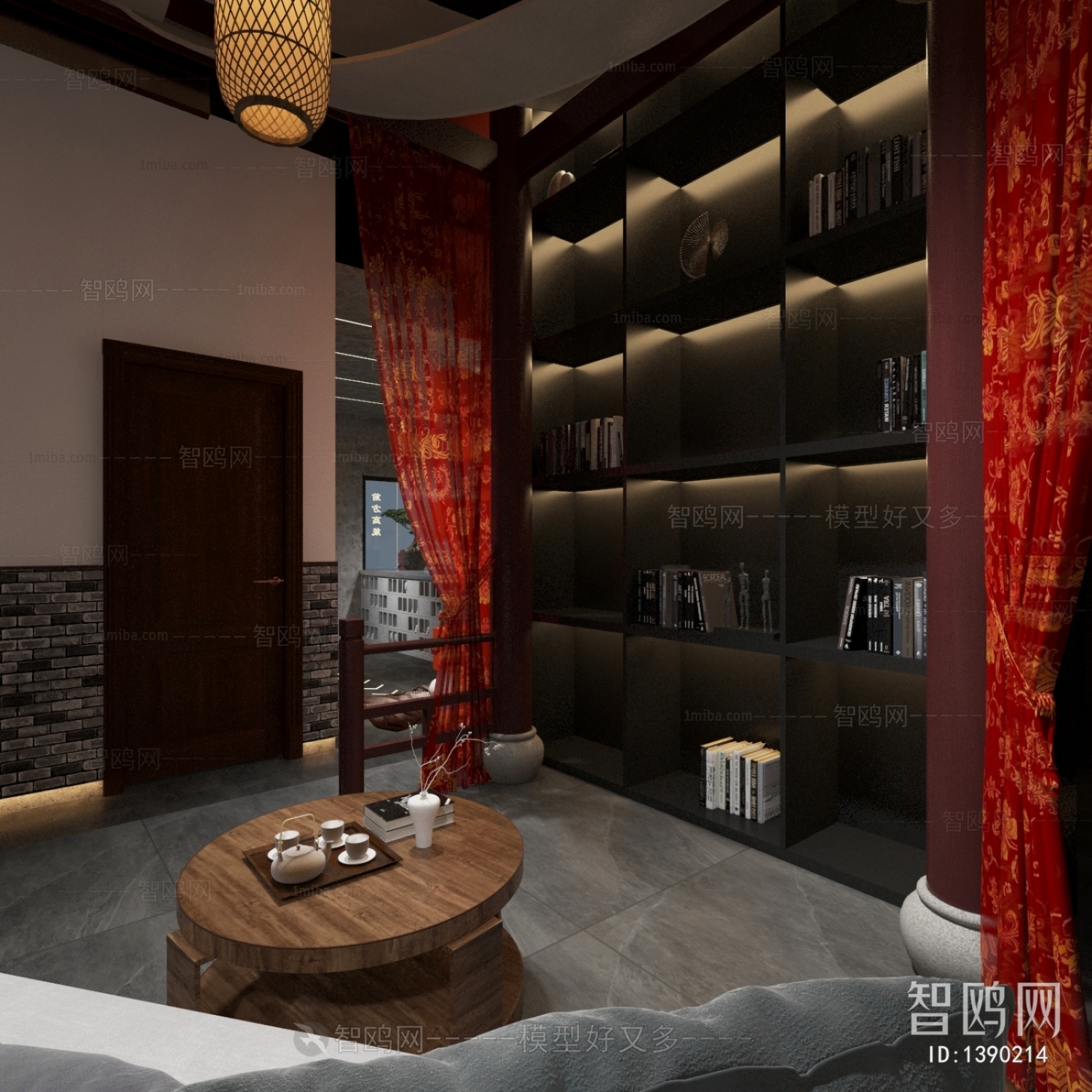 Modern New Chinese Style Space For Entertainment