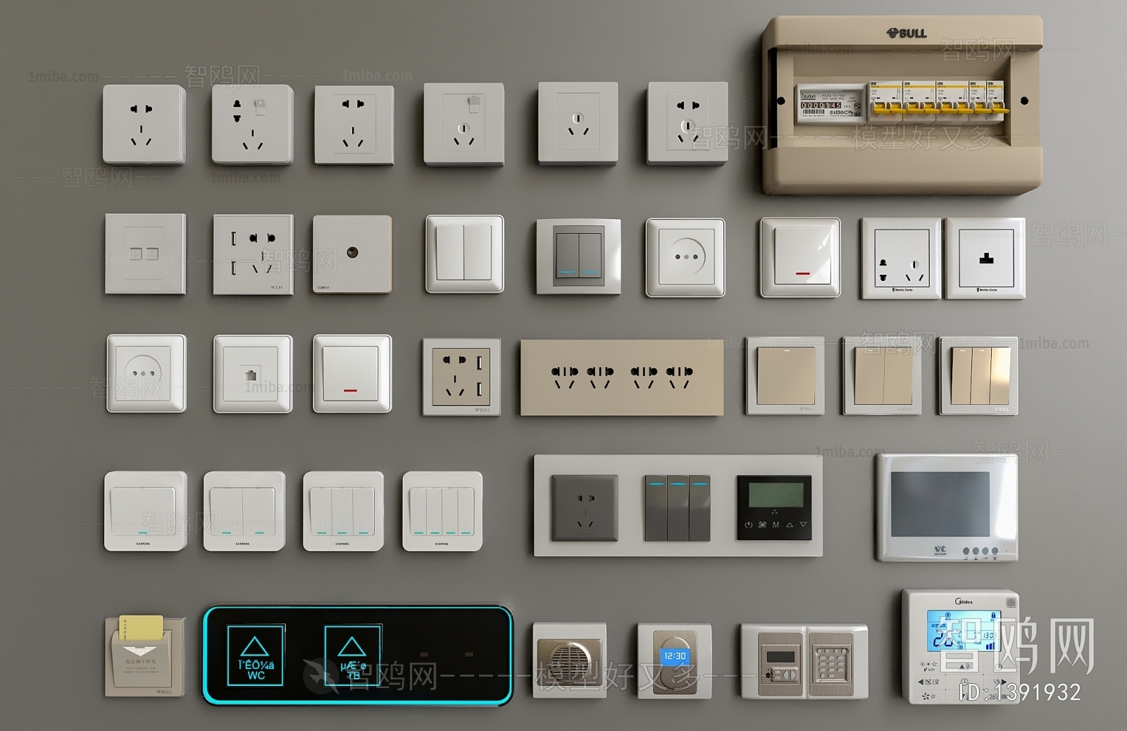 Modern Switch Socket Panel