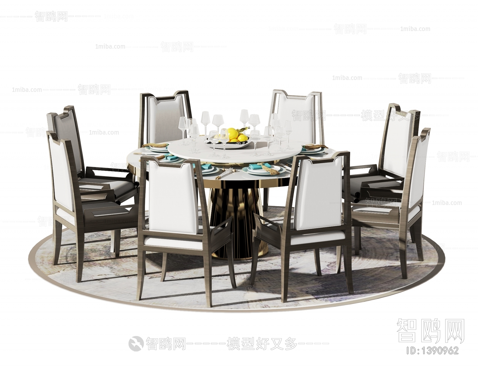 New Chinese Style Dining Table And Chairs