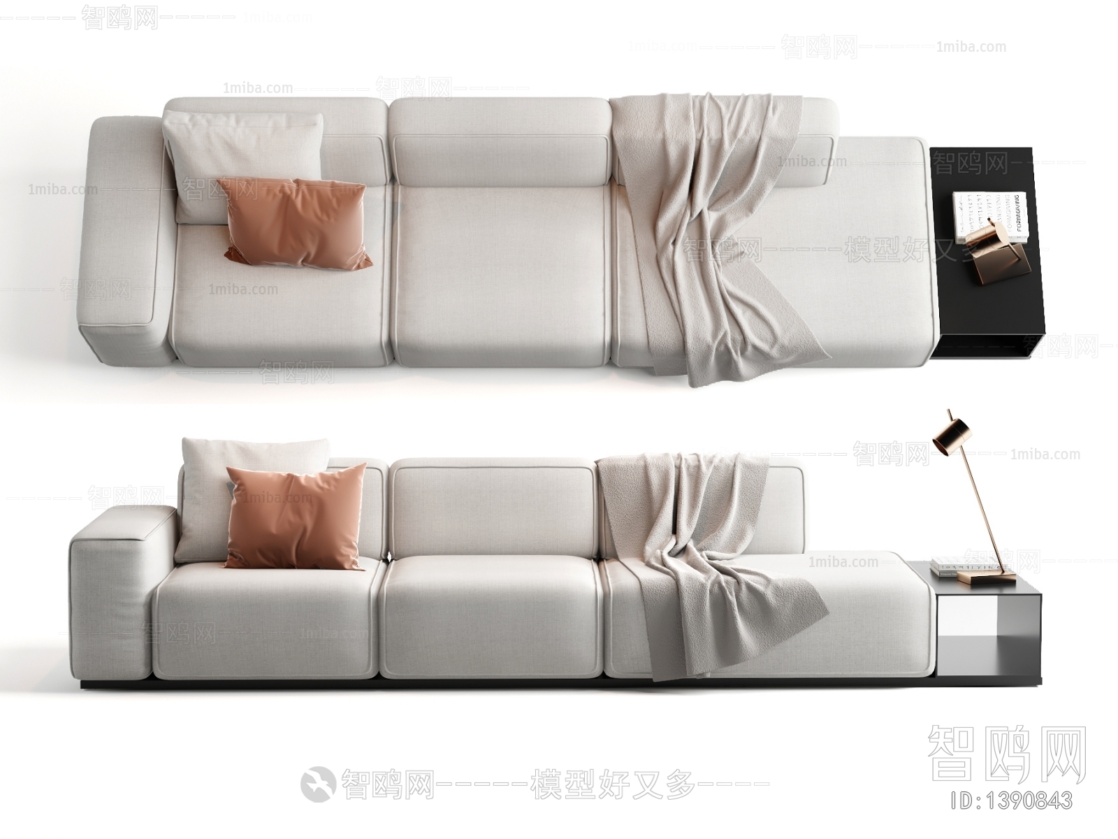 Modern Multi Person Sofa