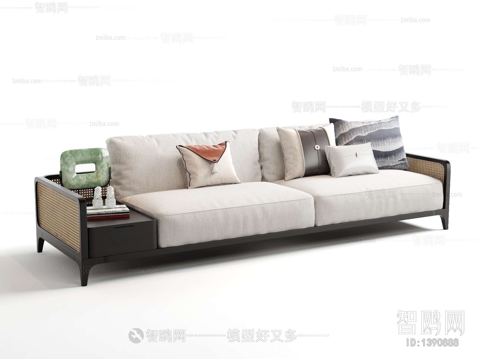 New Chinese Style A Sofa For Two