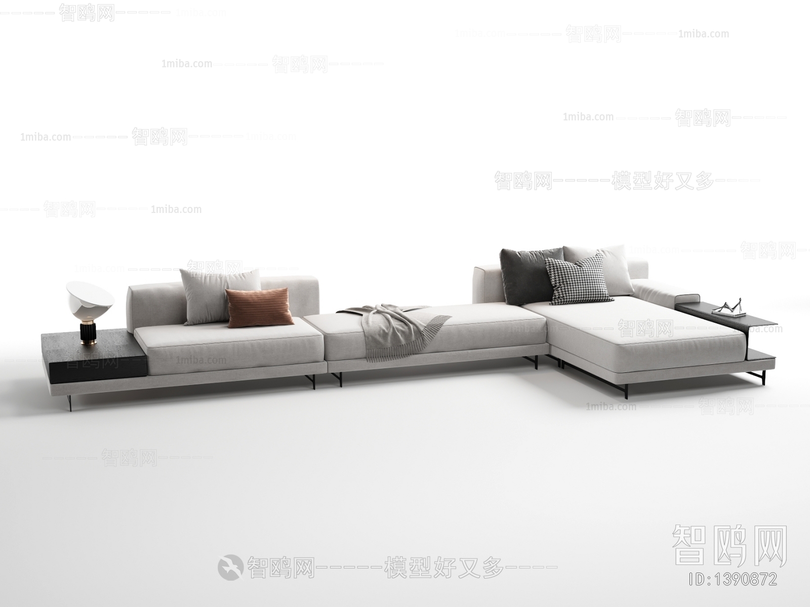 Modern Multi Person Sofa