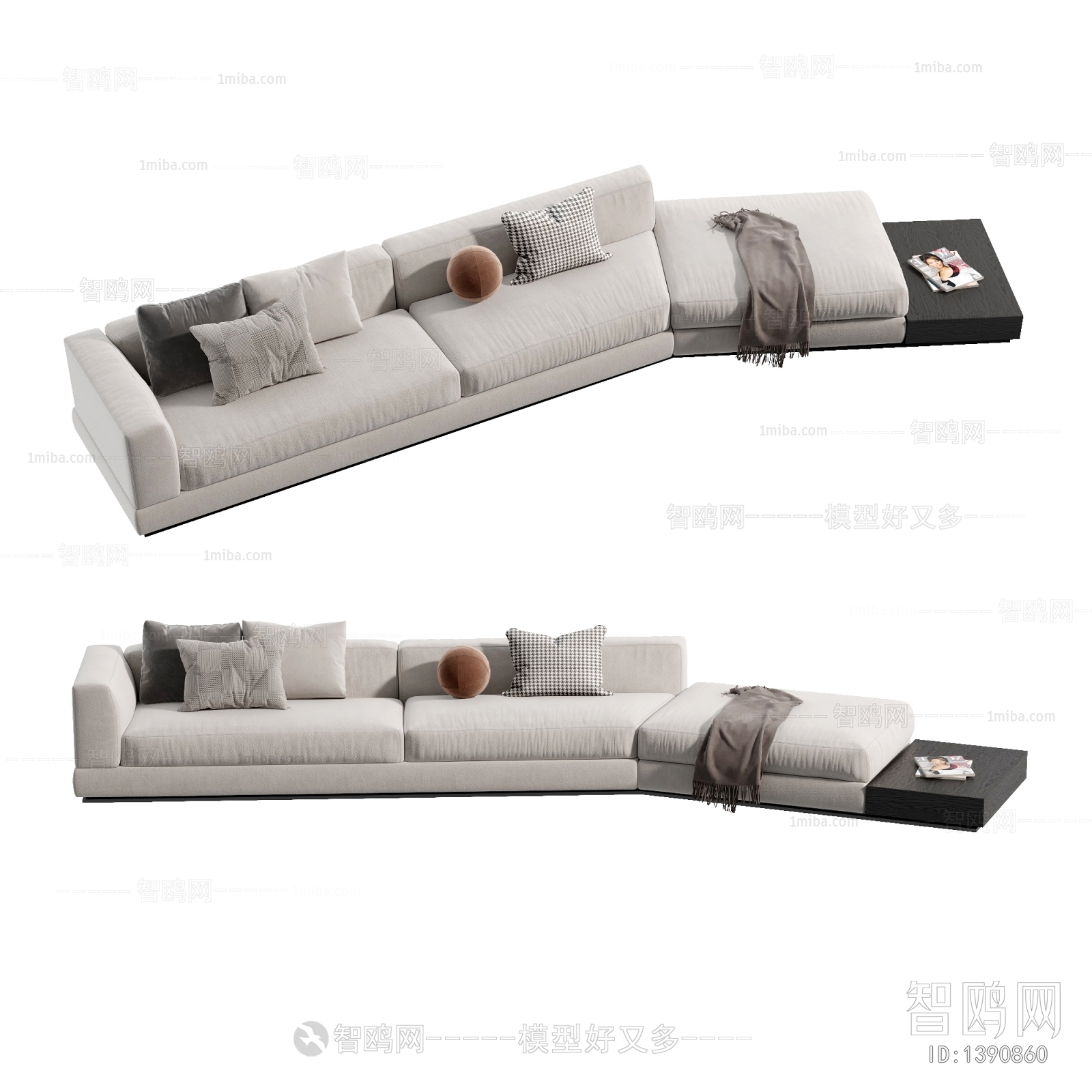 Modern Multi Person Sofa