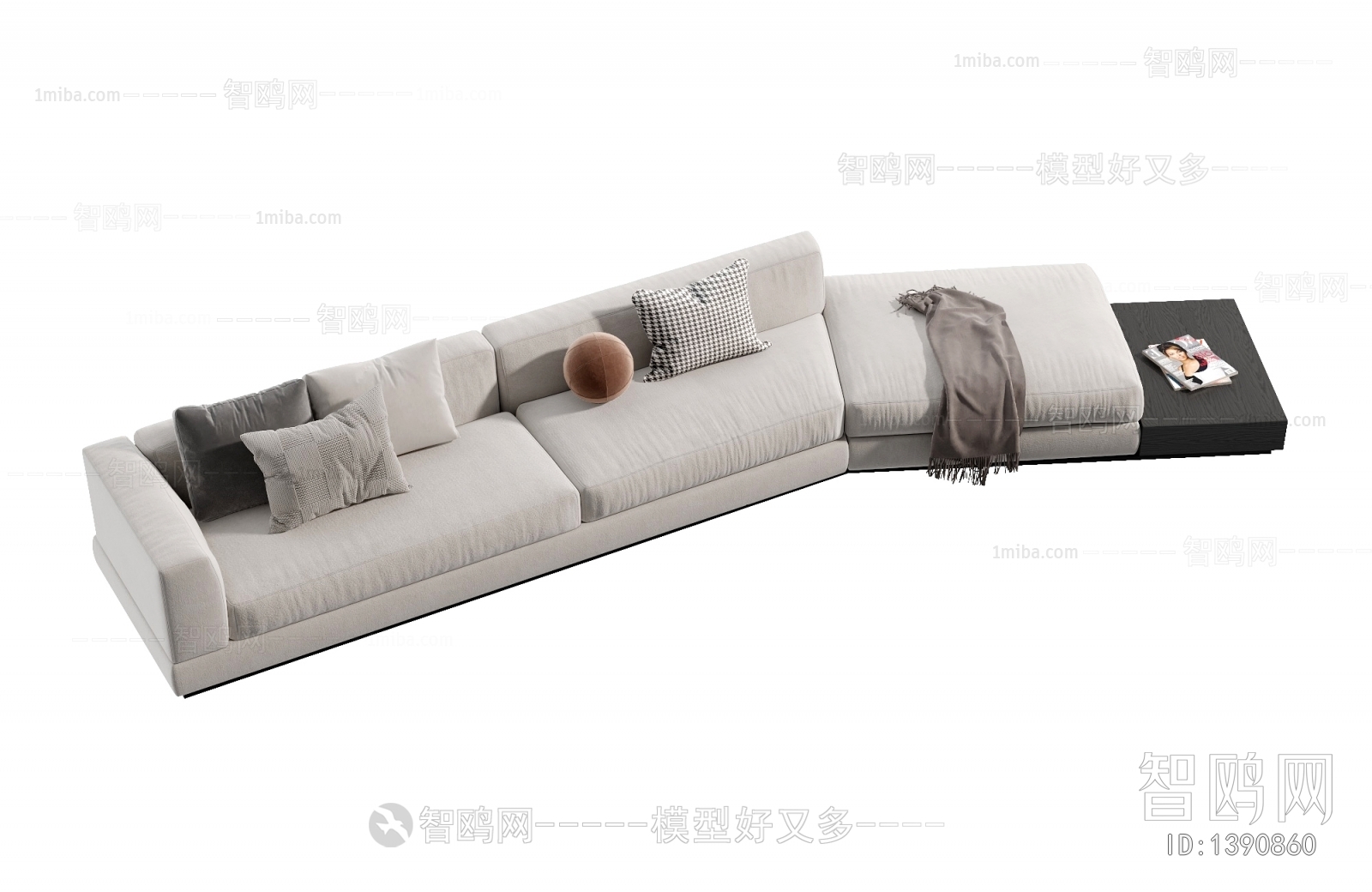 Modern Multi Person Sofa