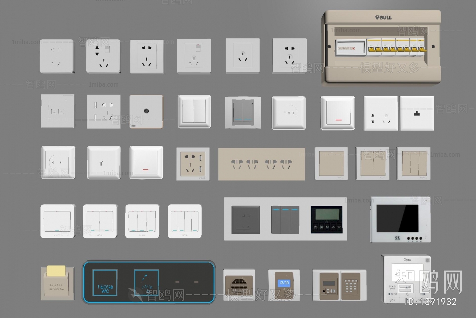 Modern Switch Socket Panel