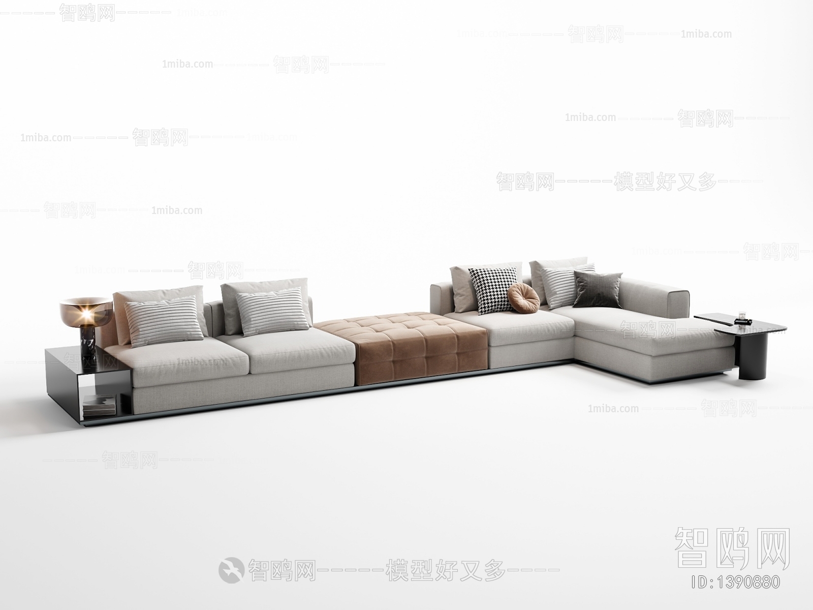 Modern Multi Person Sofa