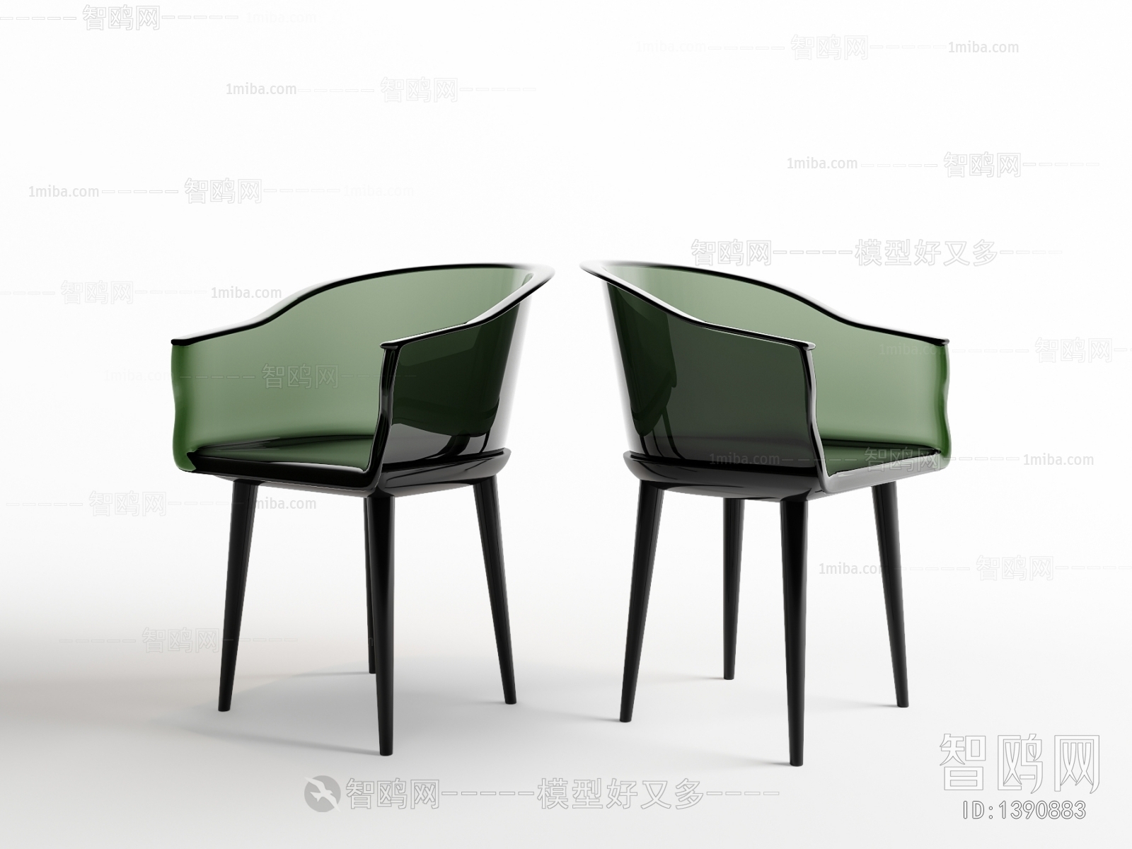现代单椅3D模型下载