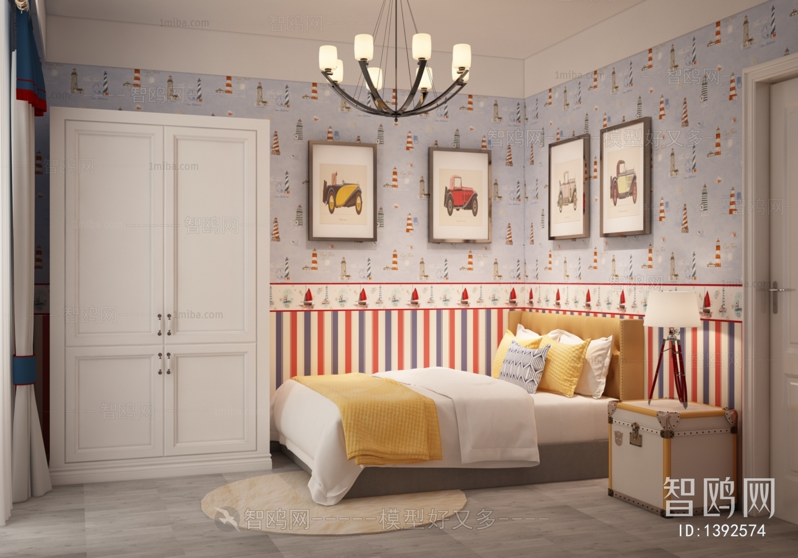 Mediterranean Style Children's Room