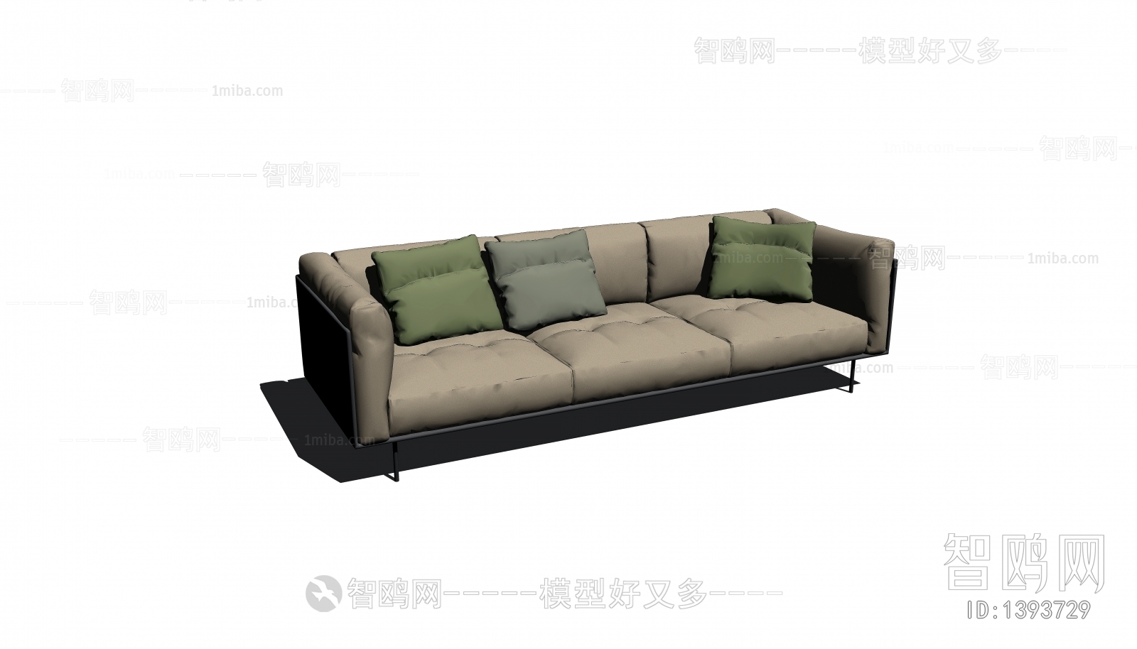 Modern Three-seat Sofa