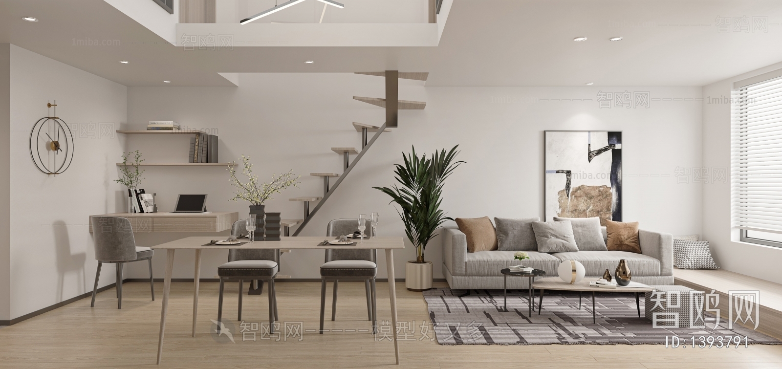 Modern Nordic Style A Living Room