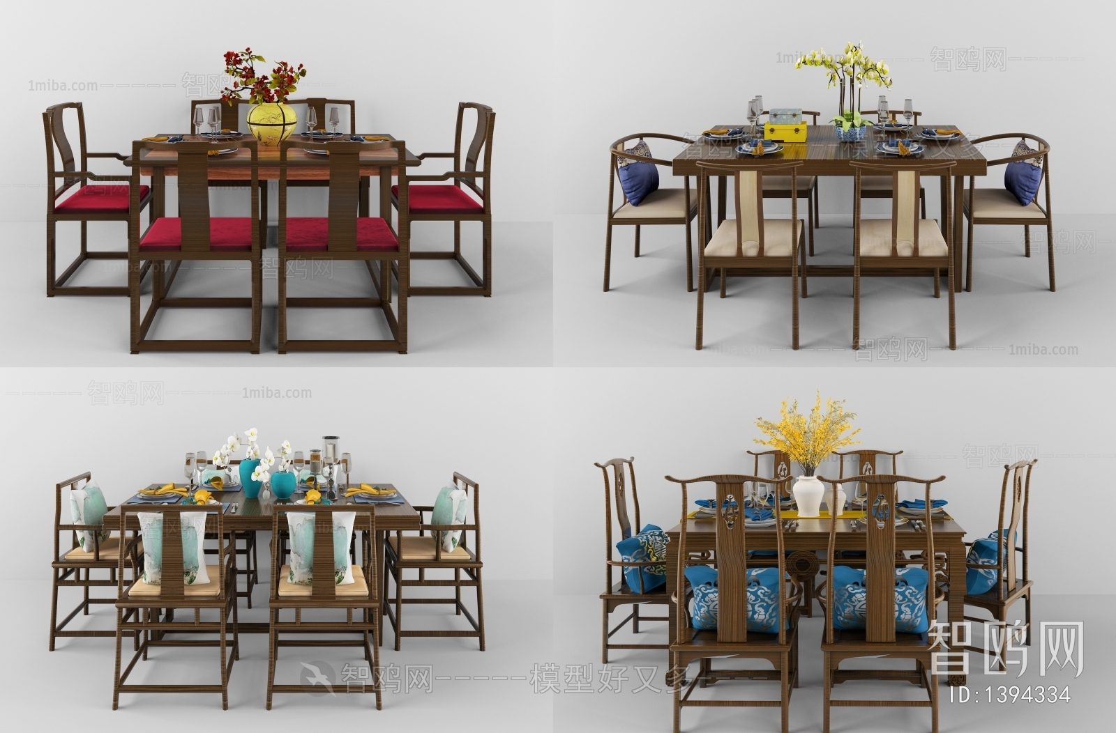 New Chinese Style Dining Table And Chairs