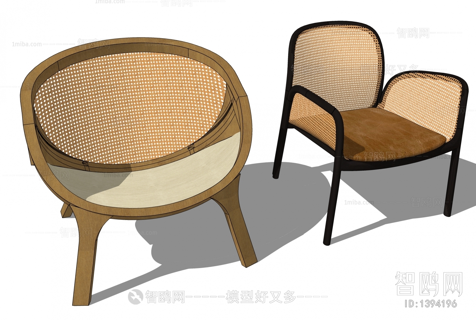 日式单人椅子