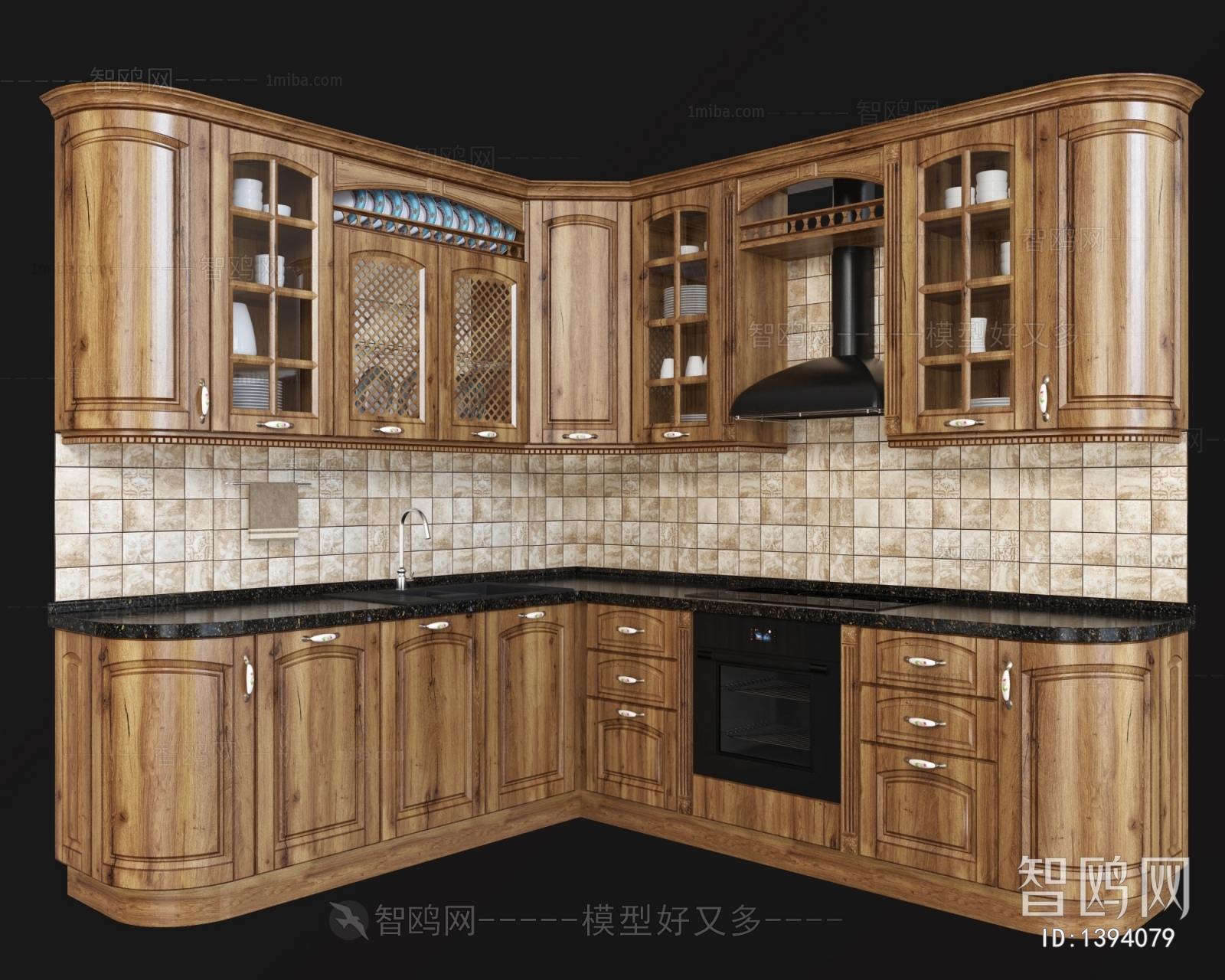 European Style Kitchen Cabinet