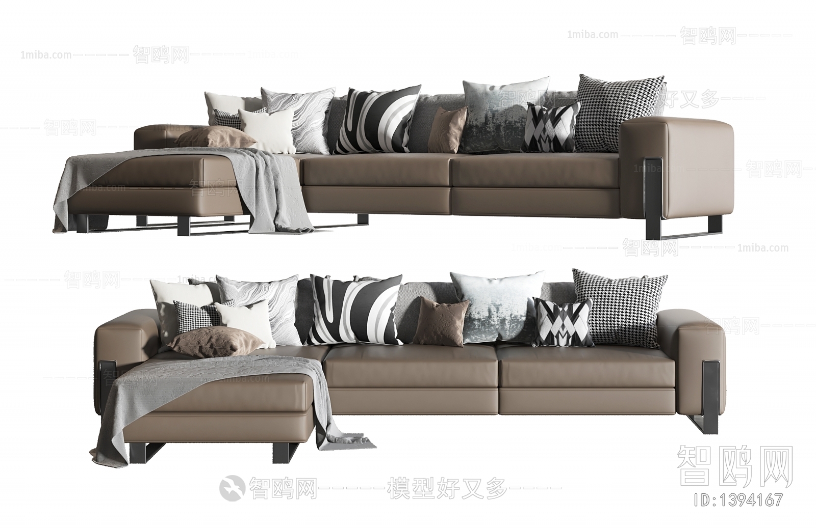 Modern Multi Person Sofa