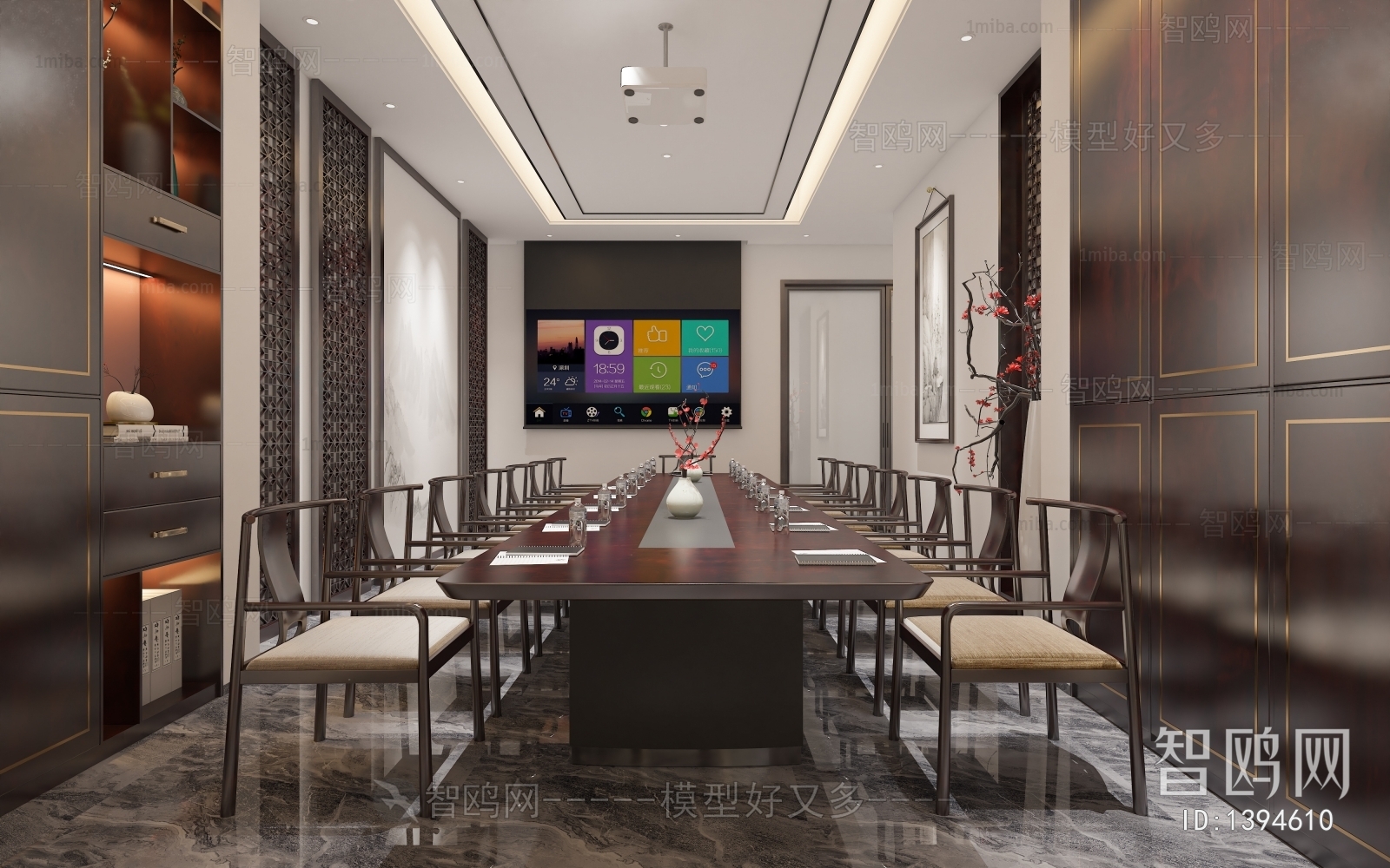 New Chinese Style Meeting Room