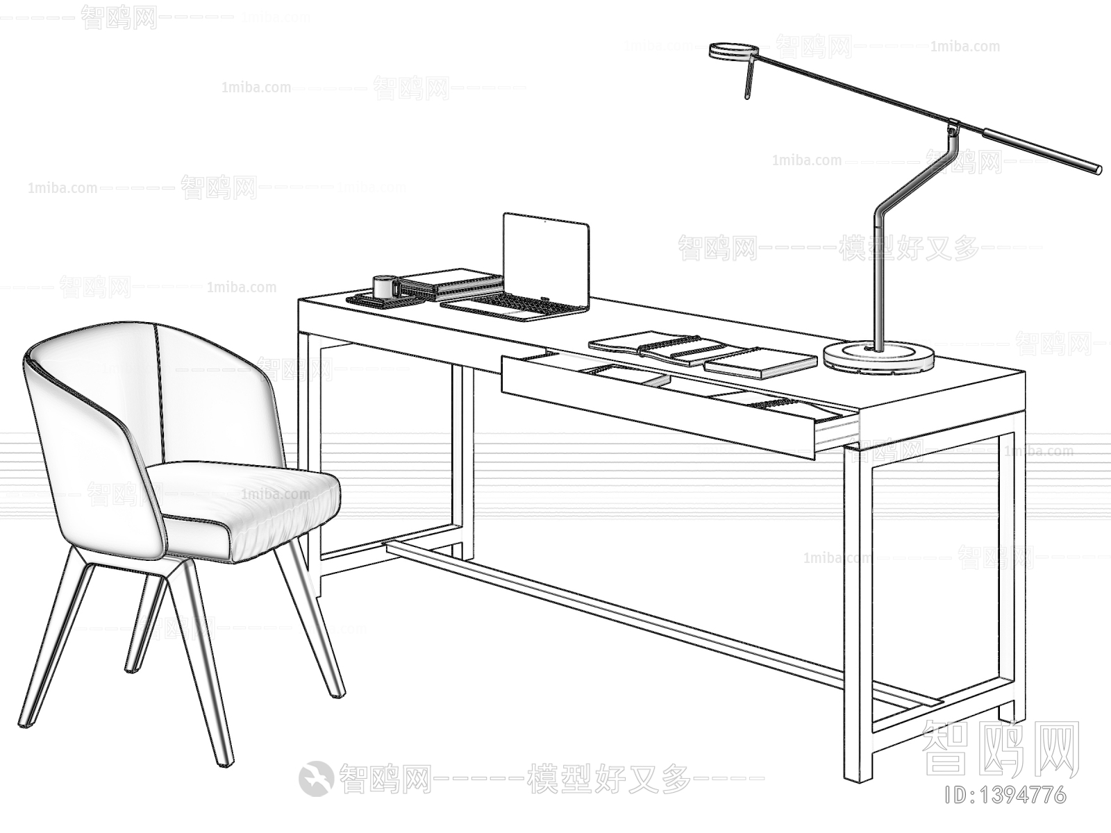 Modern Computer Desk And Chair