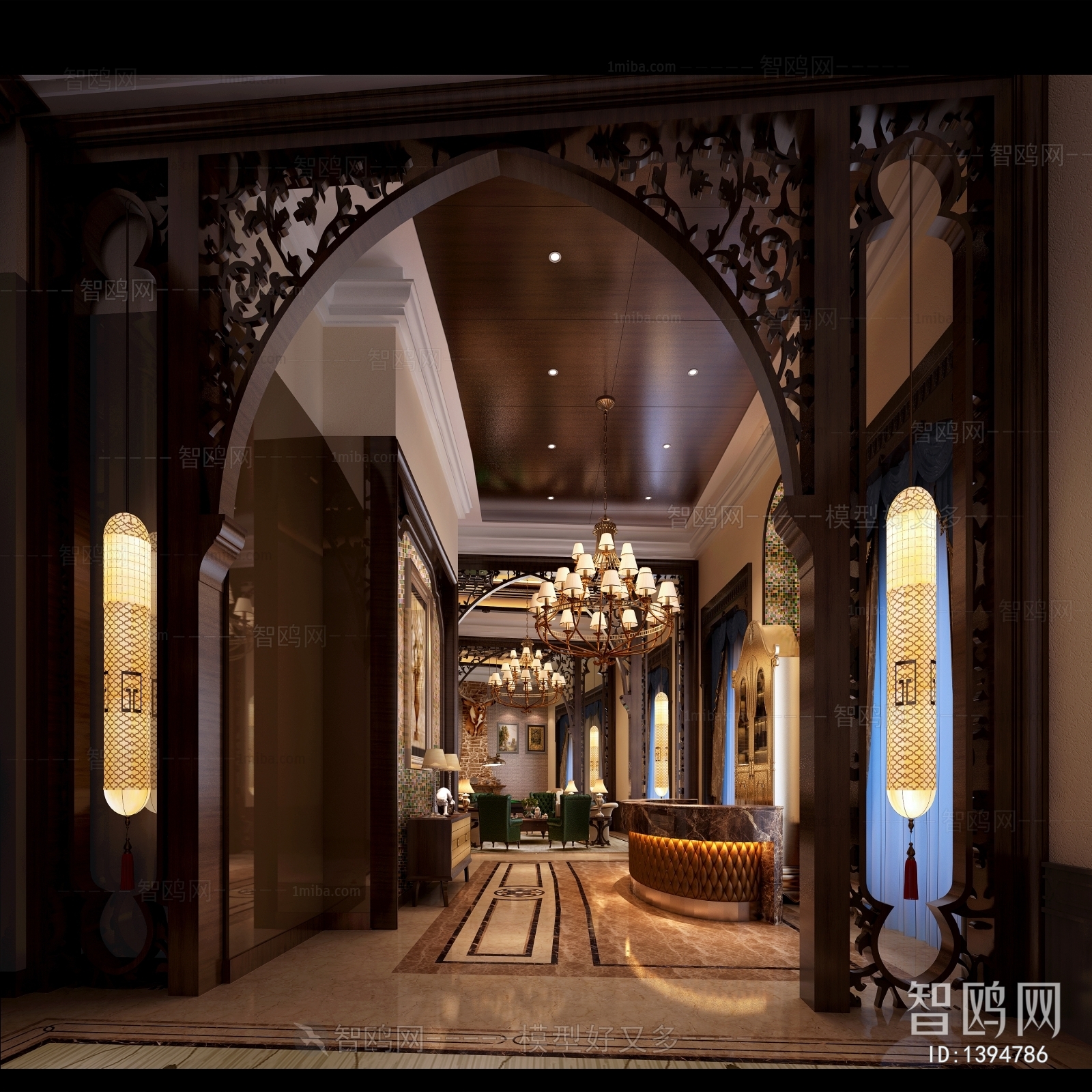 New Chinese Style Hotel Space