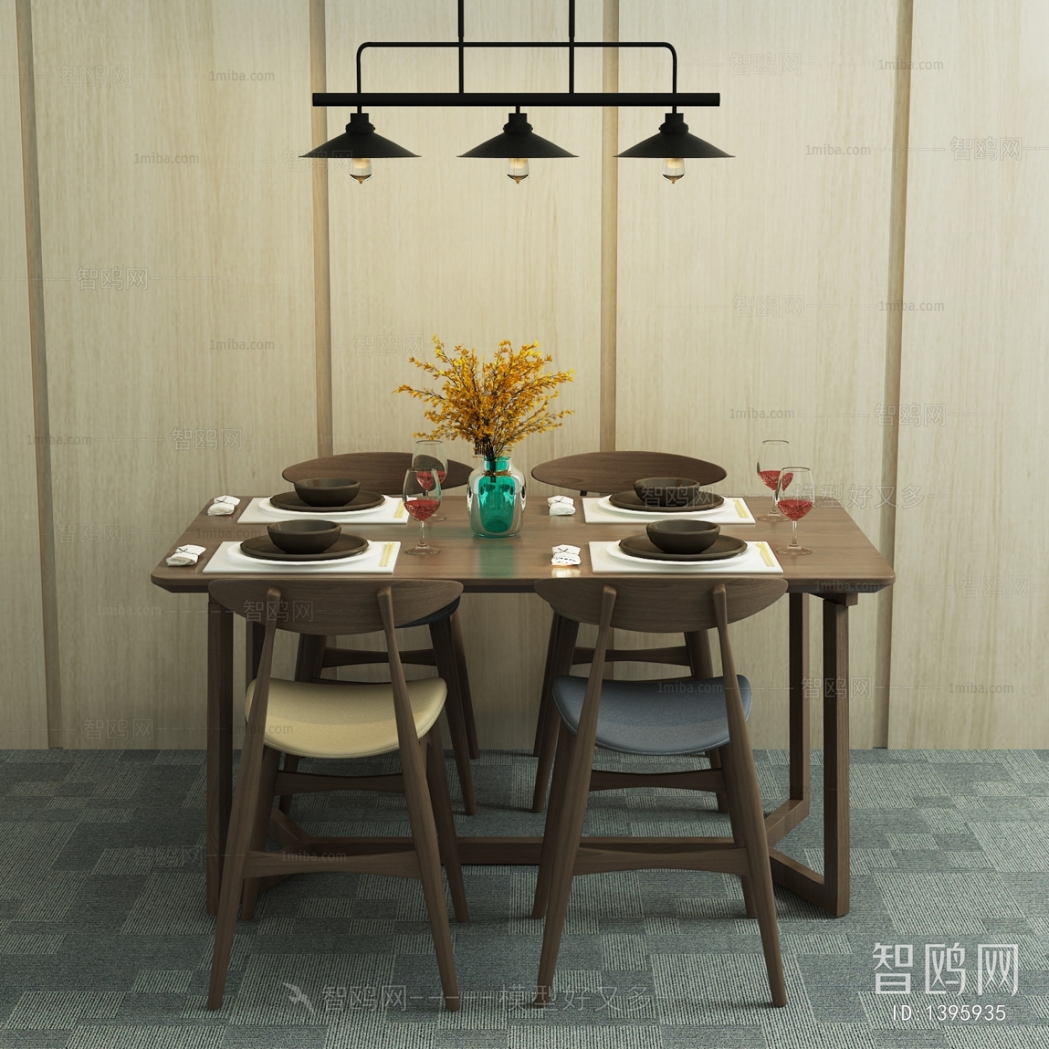 New Chinese Style Dining Table And Chairs