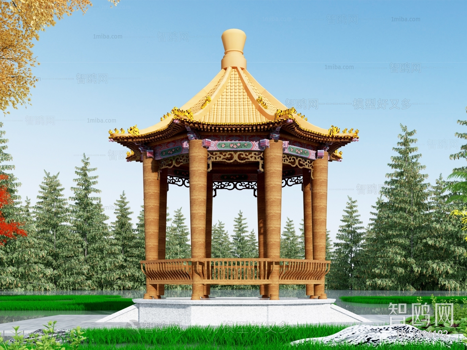 Chinese Style Building Component