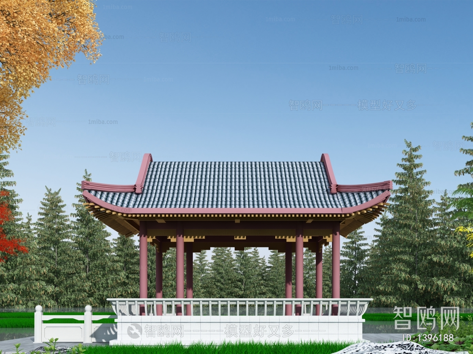 Chinese Style Building Component