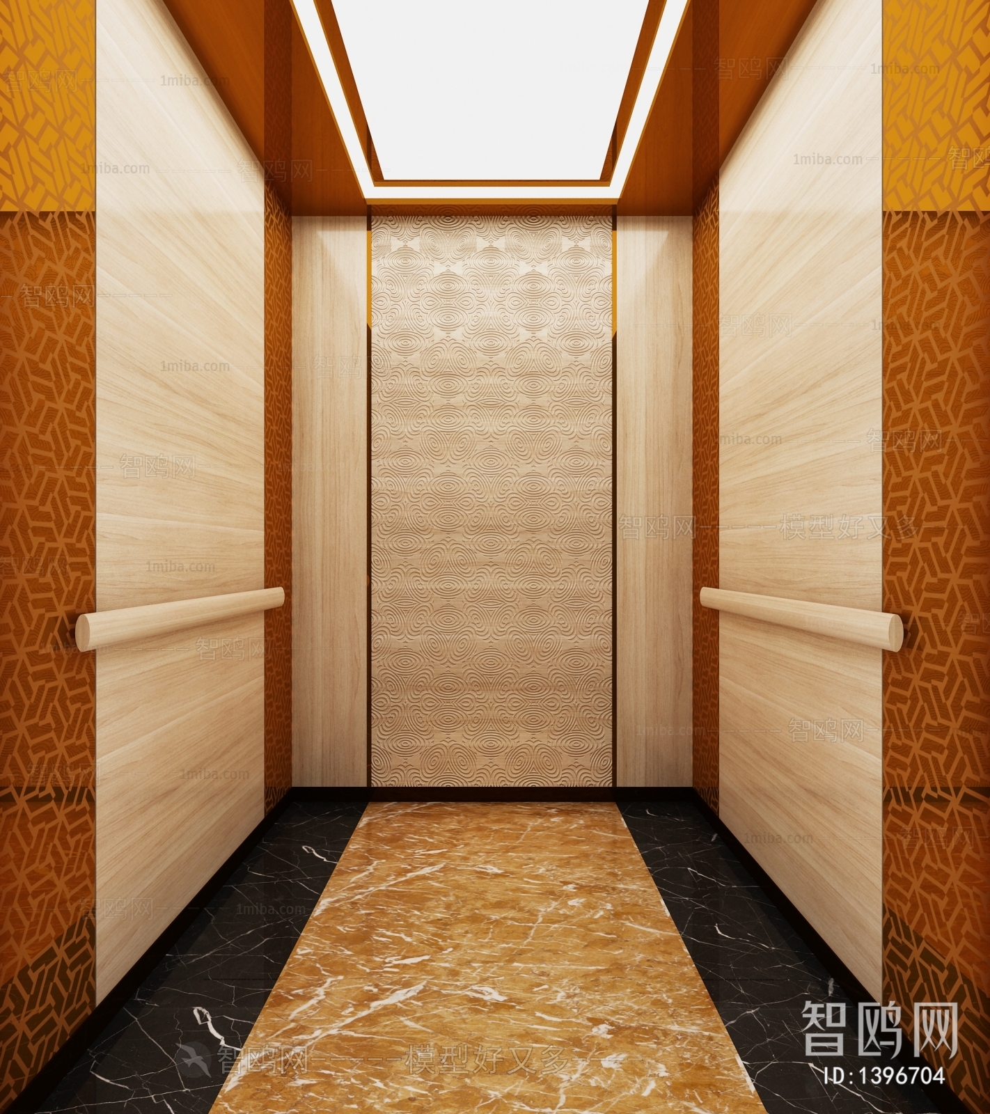 Modern Office Elevator Hall