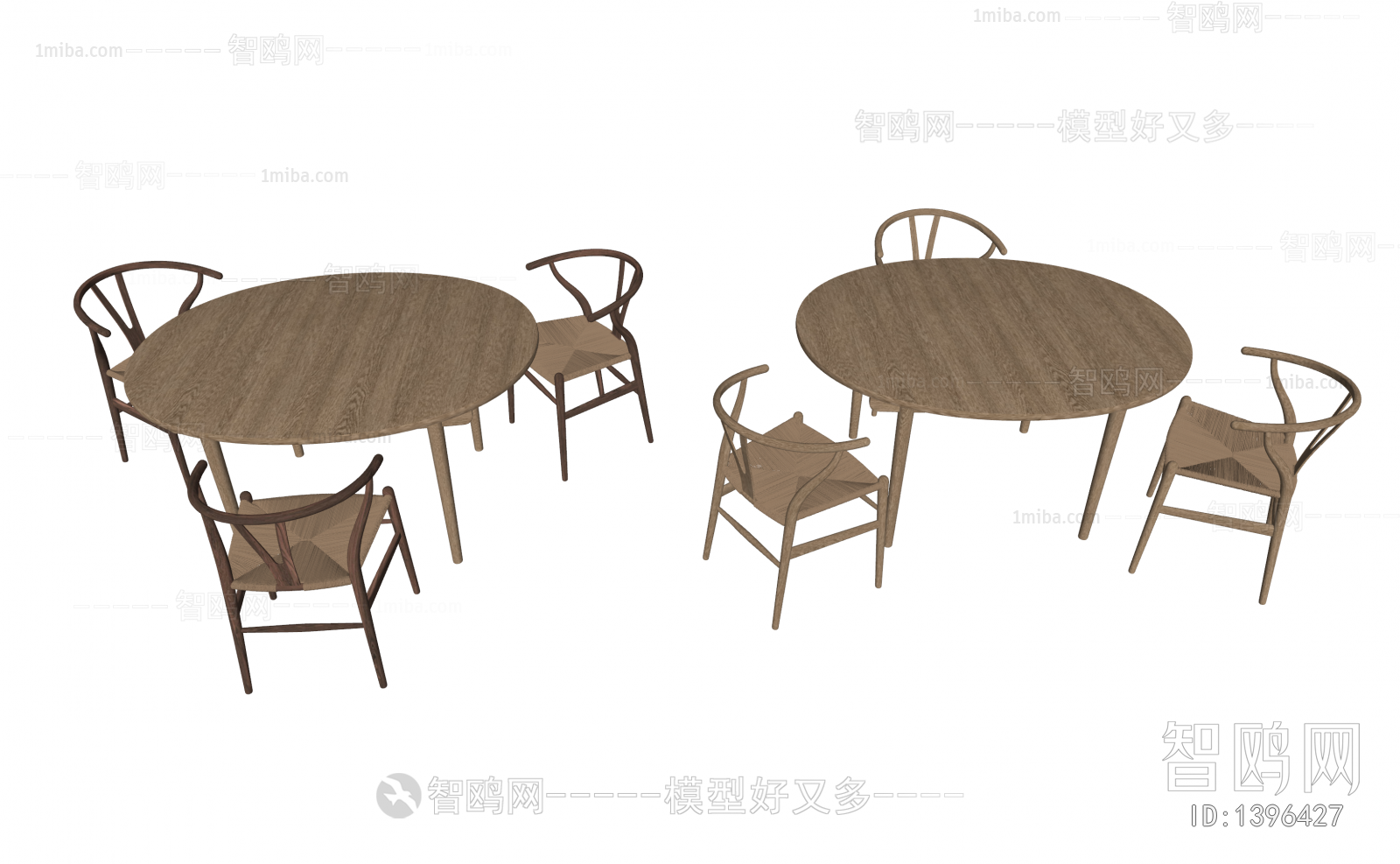 Wabi-sabi Style Dining Table And Chairs