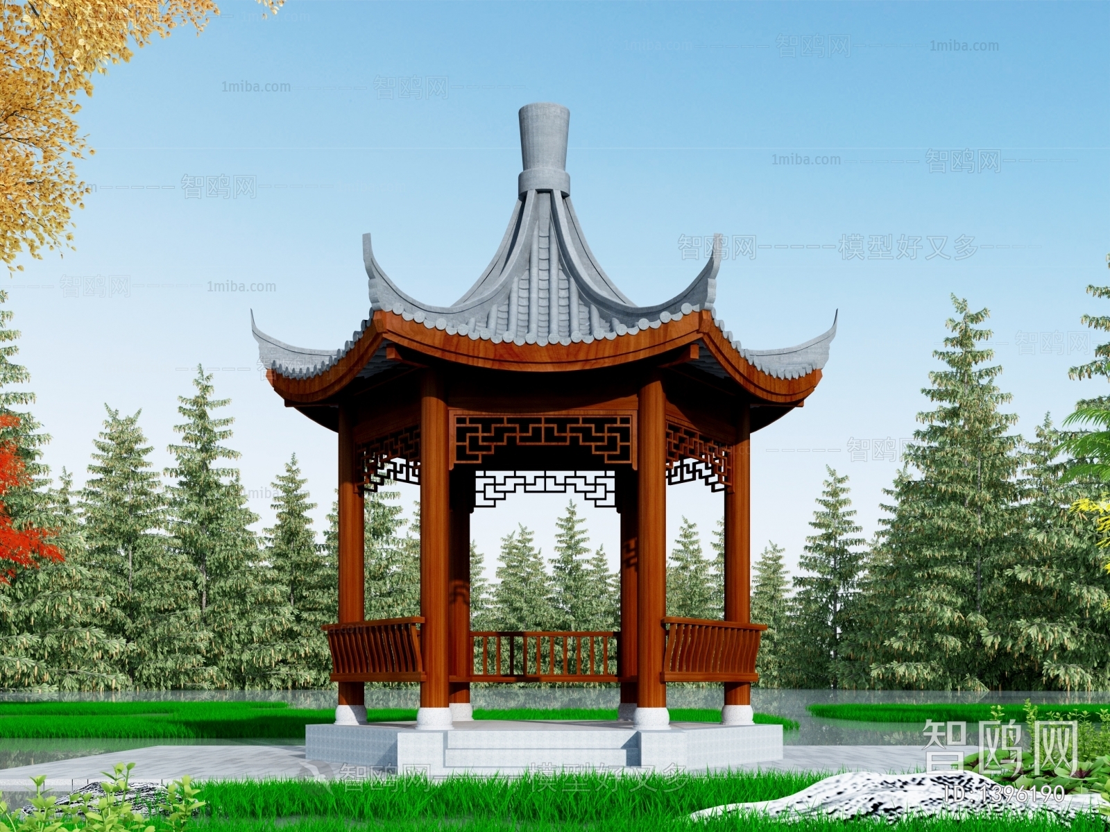 Chinese Style Building Component