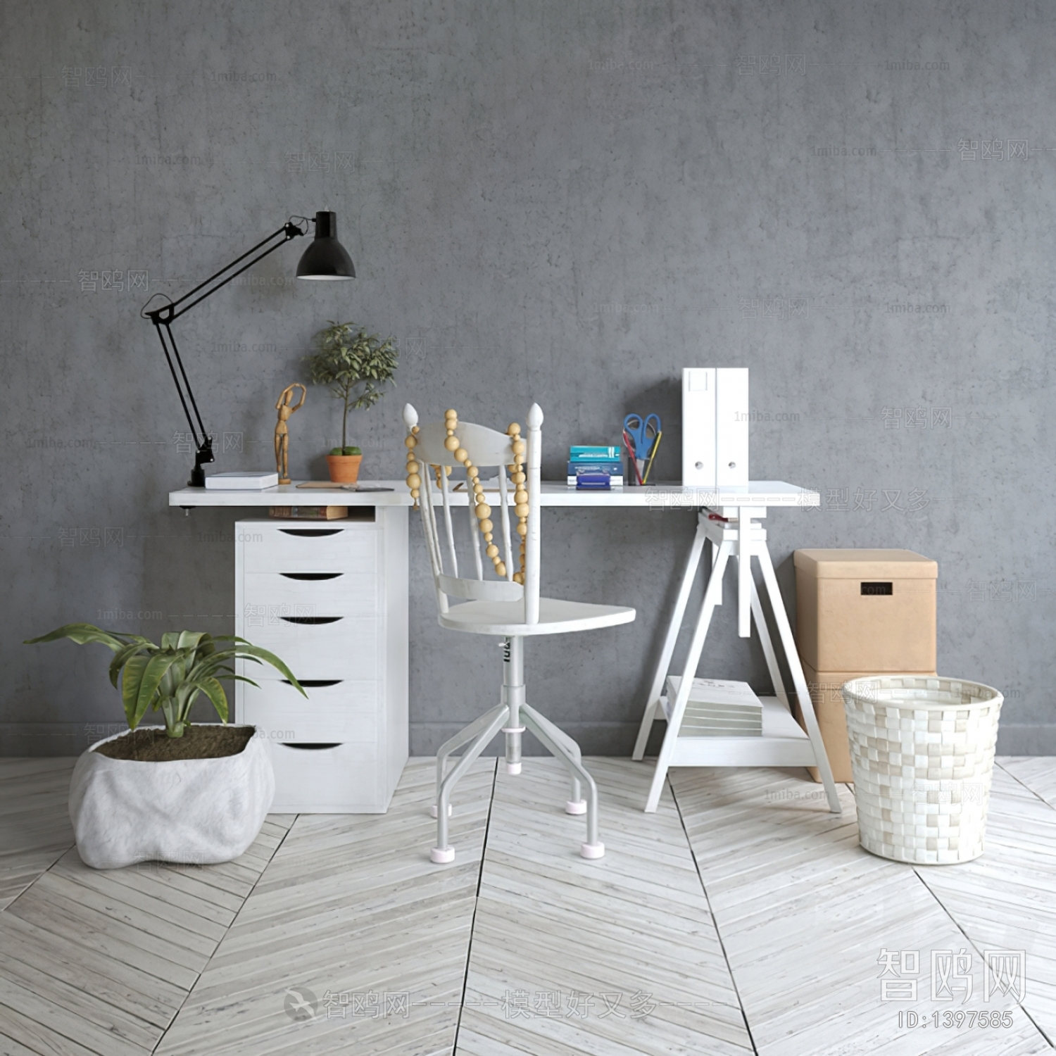 Modern Computer Desk And Chair