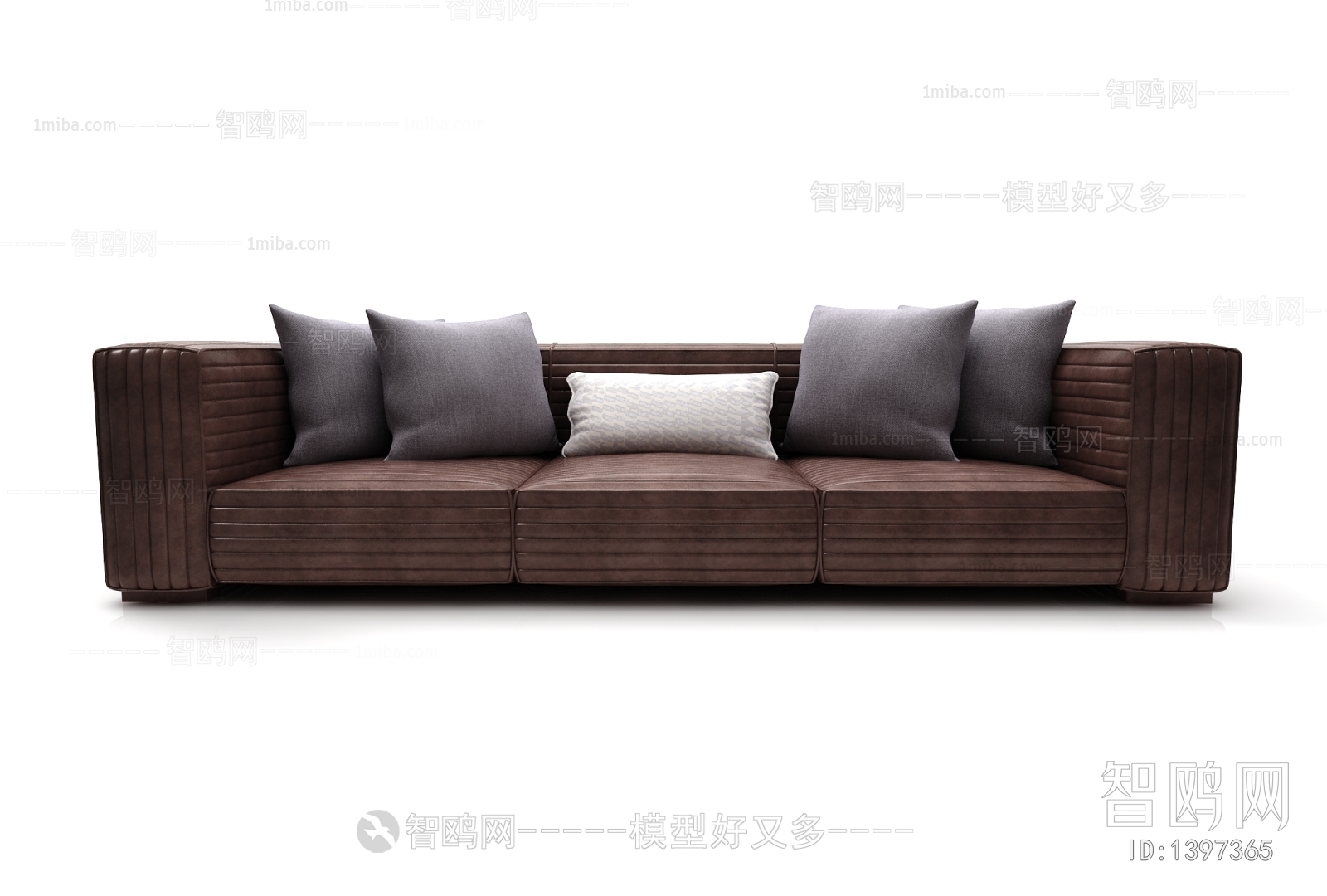 Southeast Asian Style Three-seat Sofa