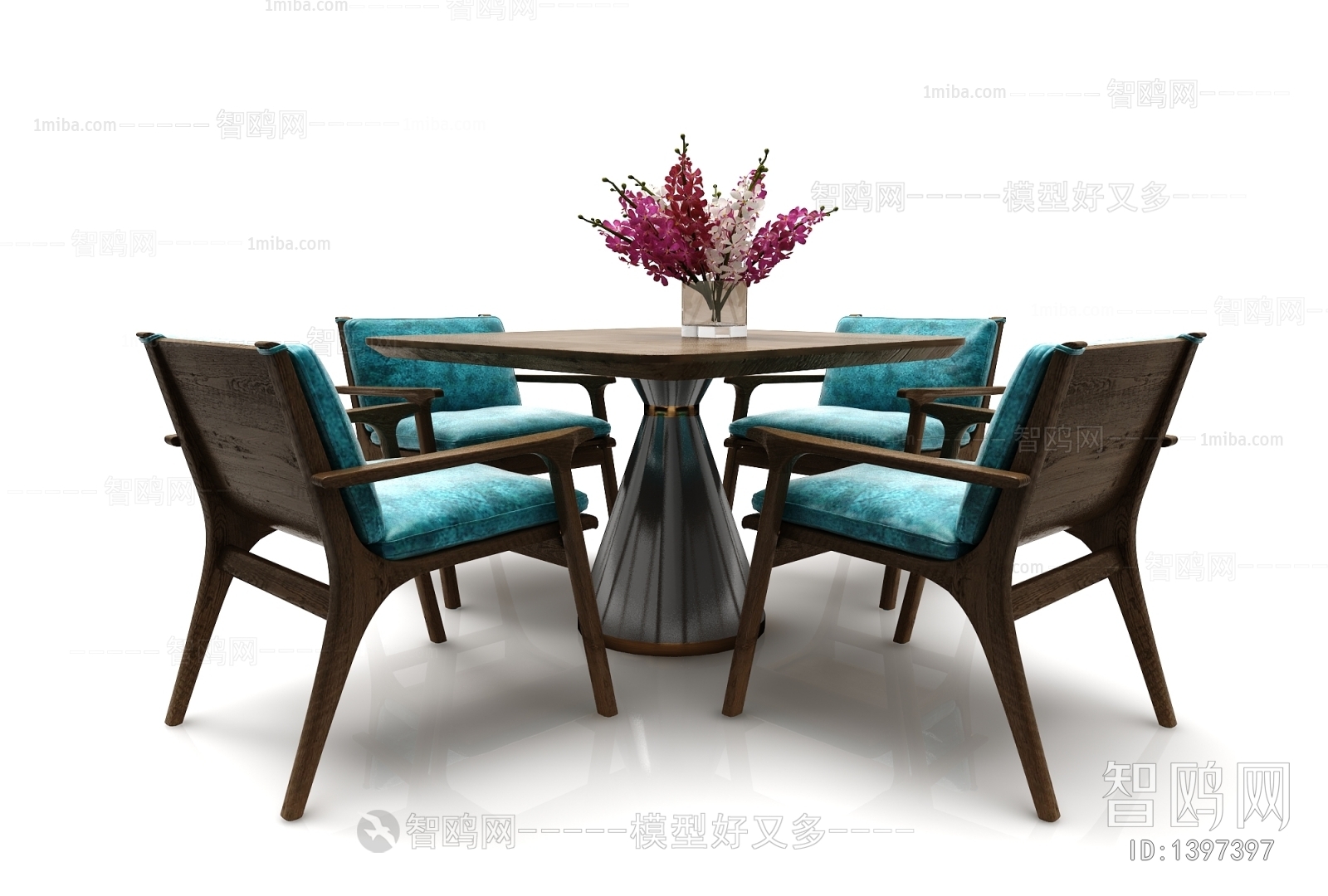 Southeast Asian Style Dining Table And Chairs