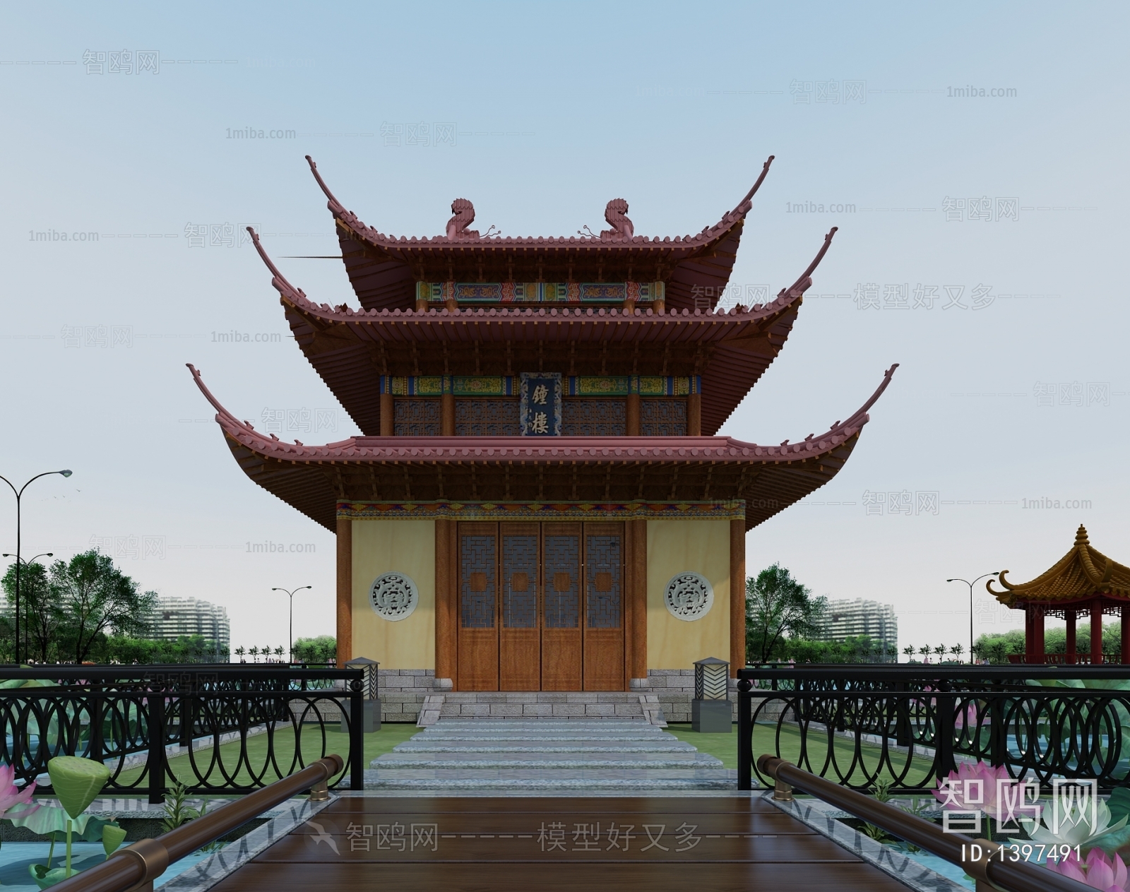 Chinese Style Ancient Architectural Buildings