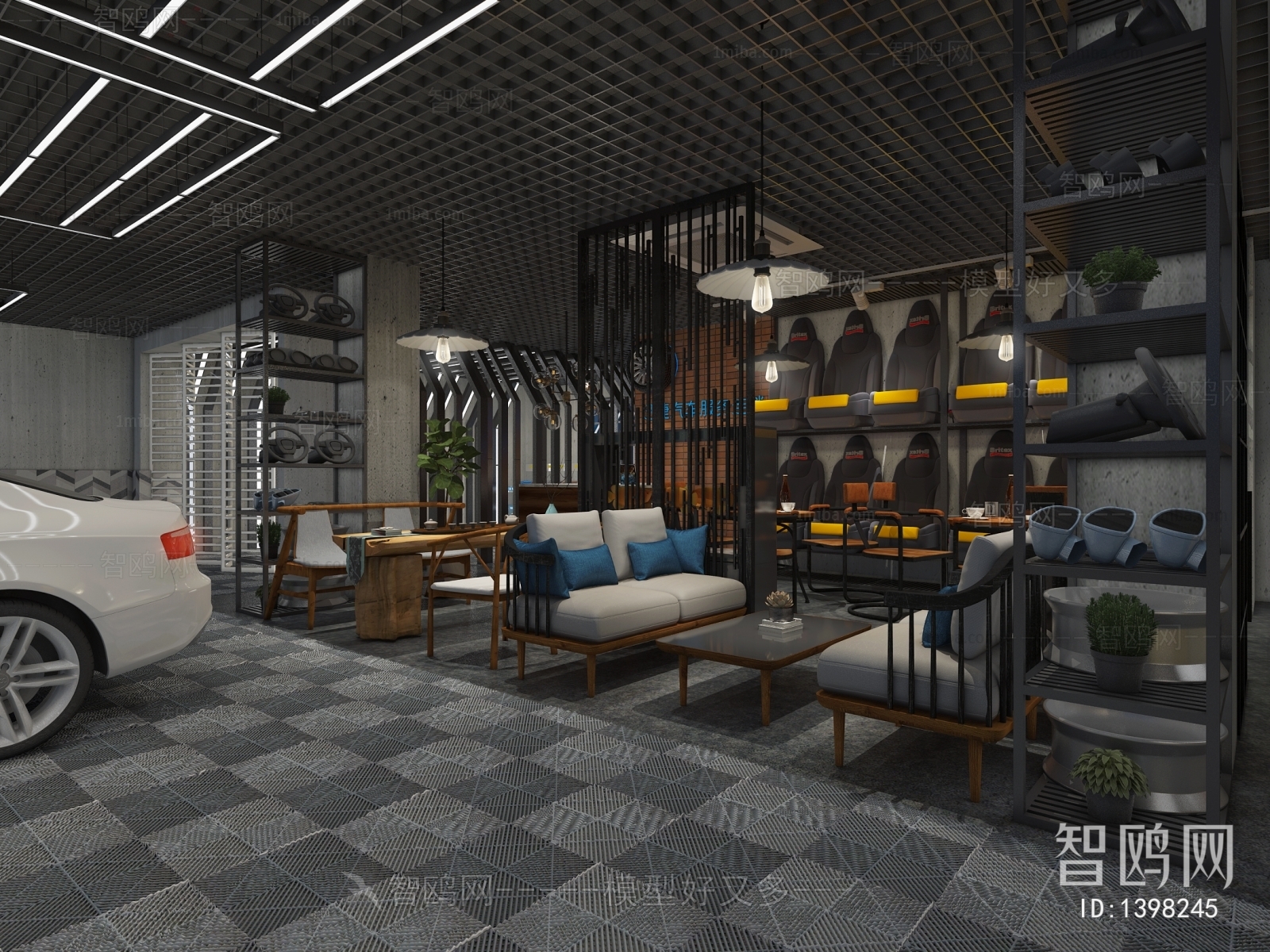 Industrial Style Commercial Space