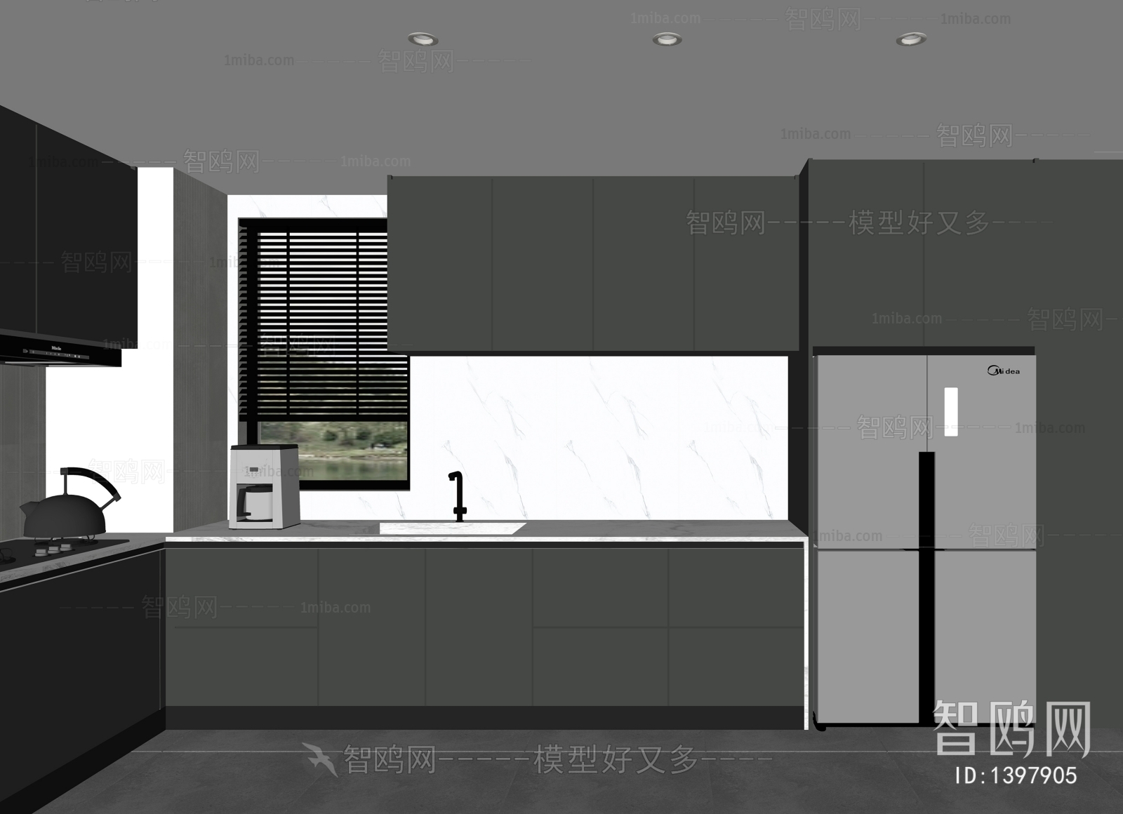 Modern The Kitchen