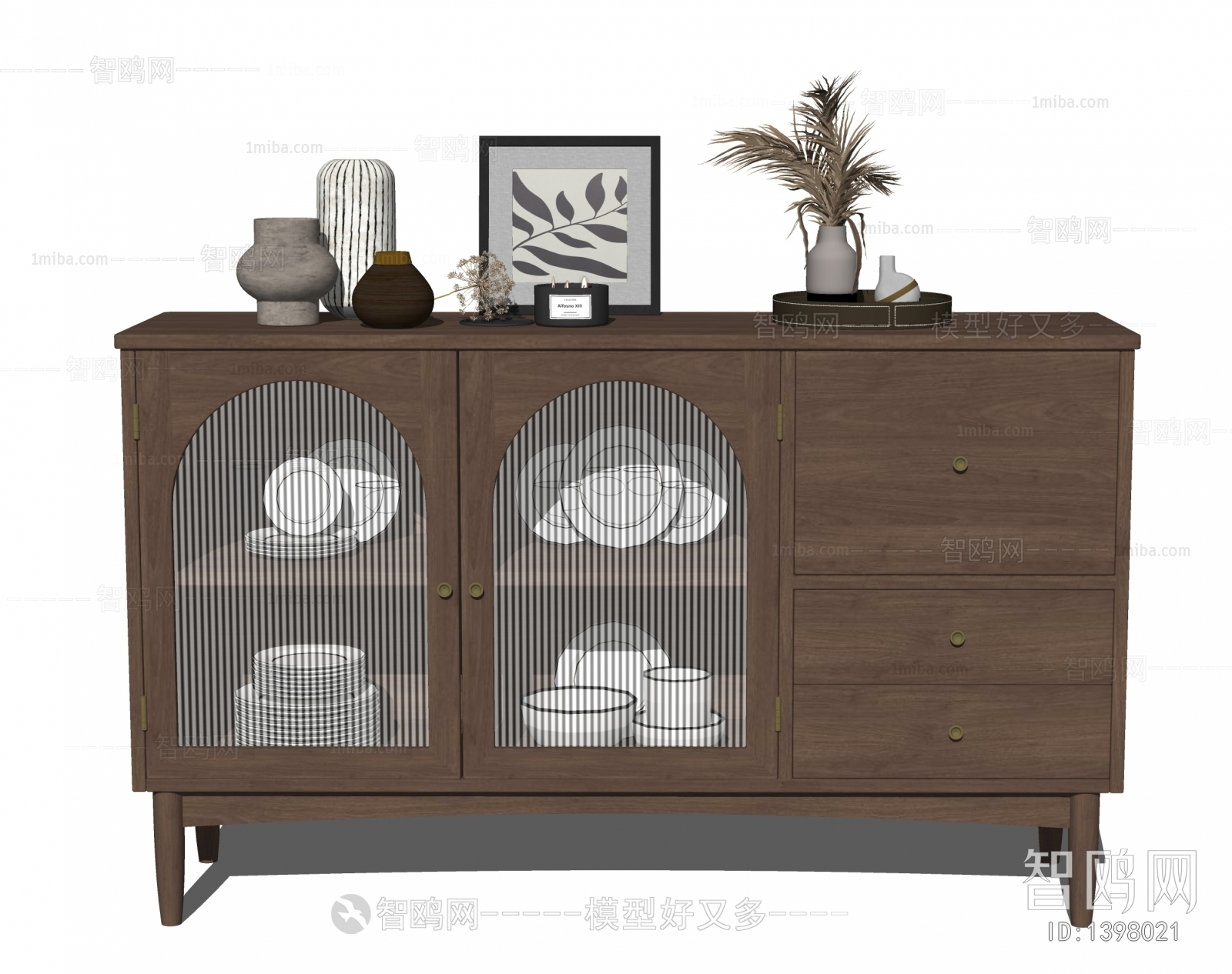 Wabi-sabi Style Sideboard