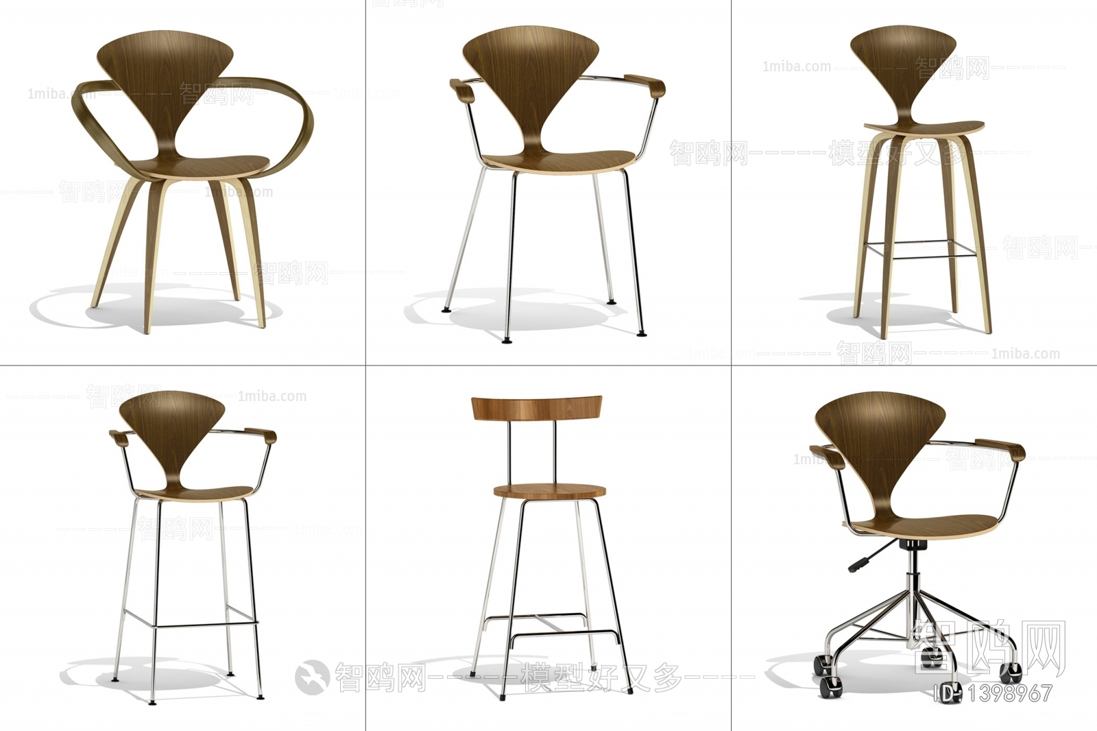 Modern Nordic Style Single Chair