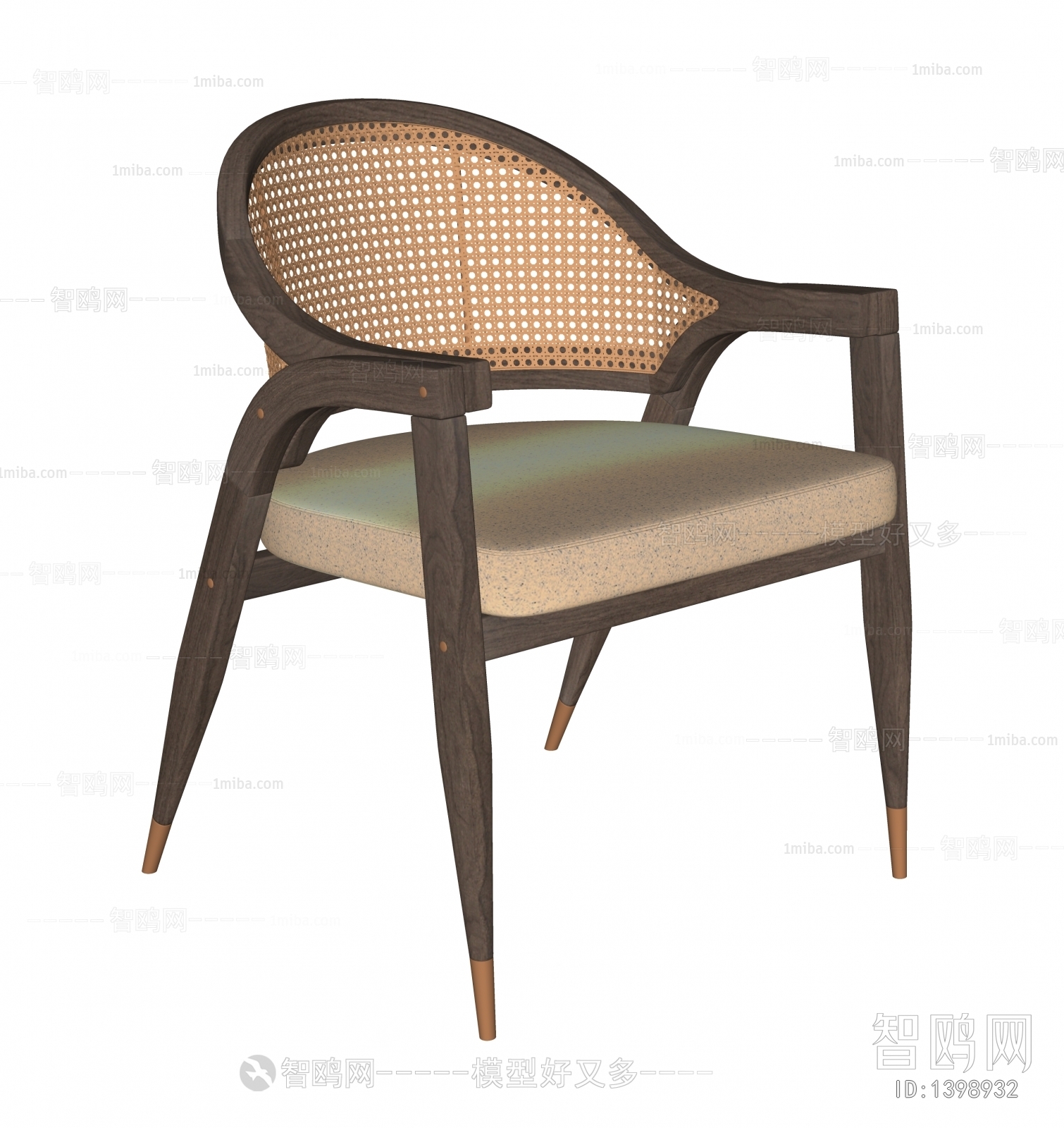 Wabi-sabi Style Lounge Chair