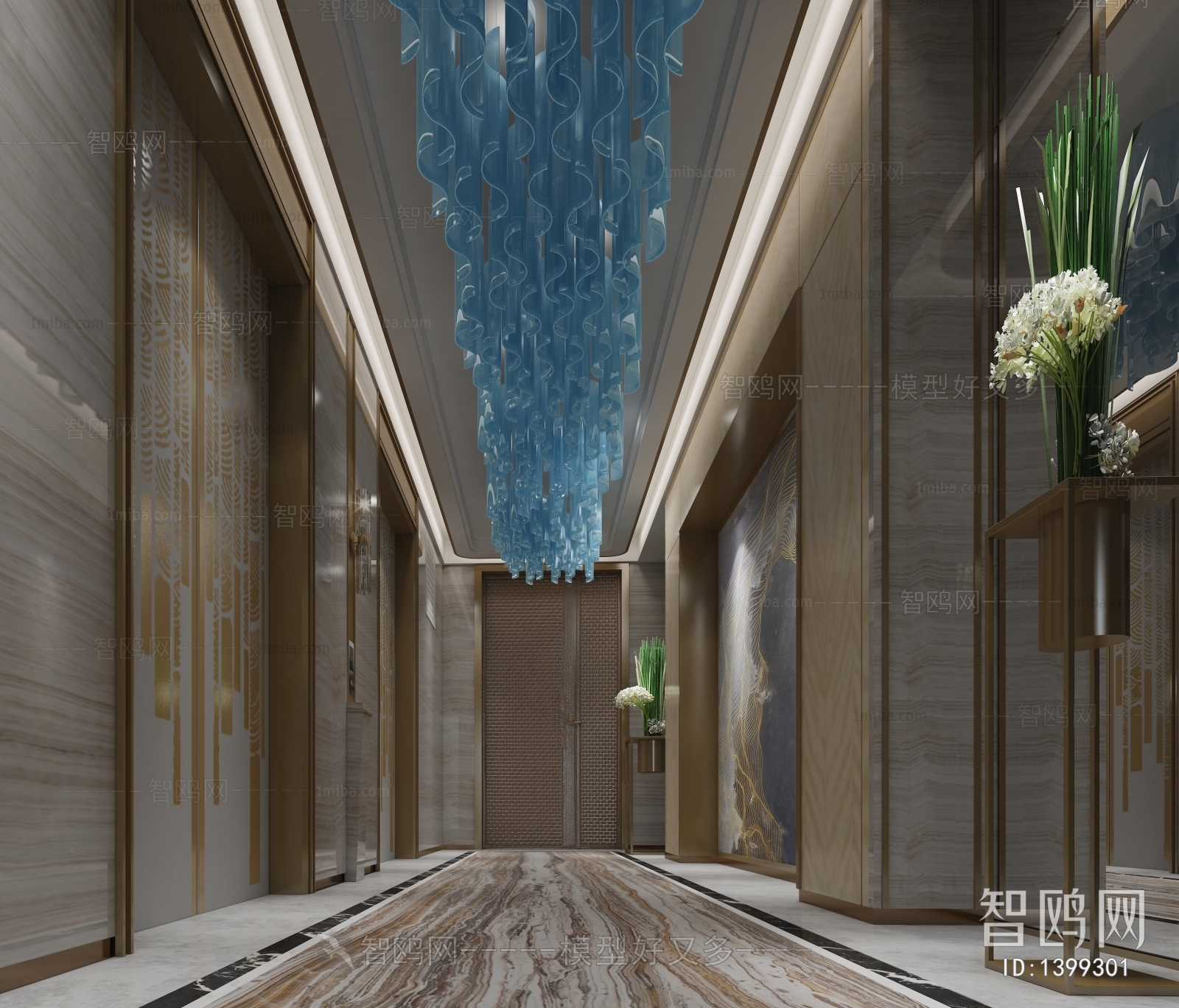 Modern Corridor Elevator Hall