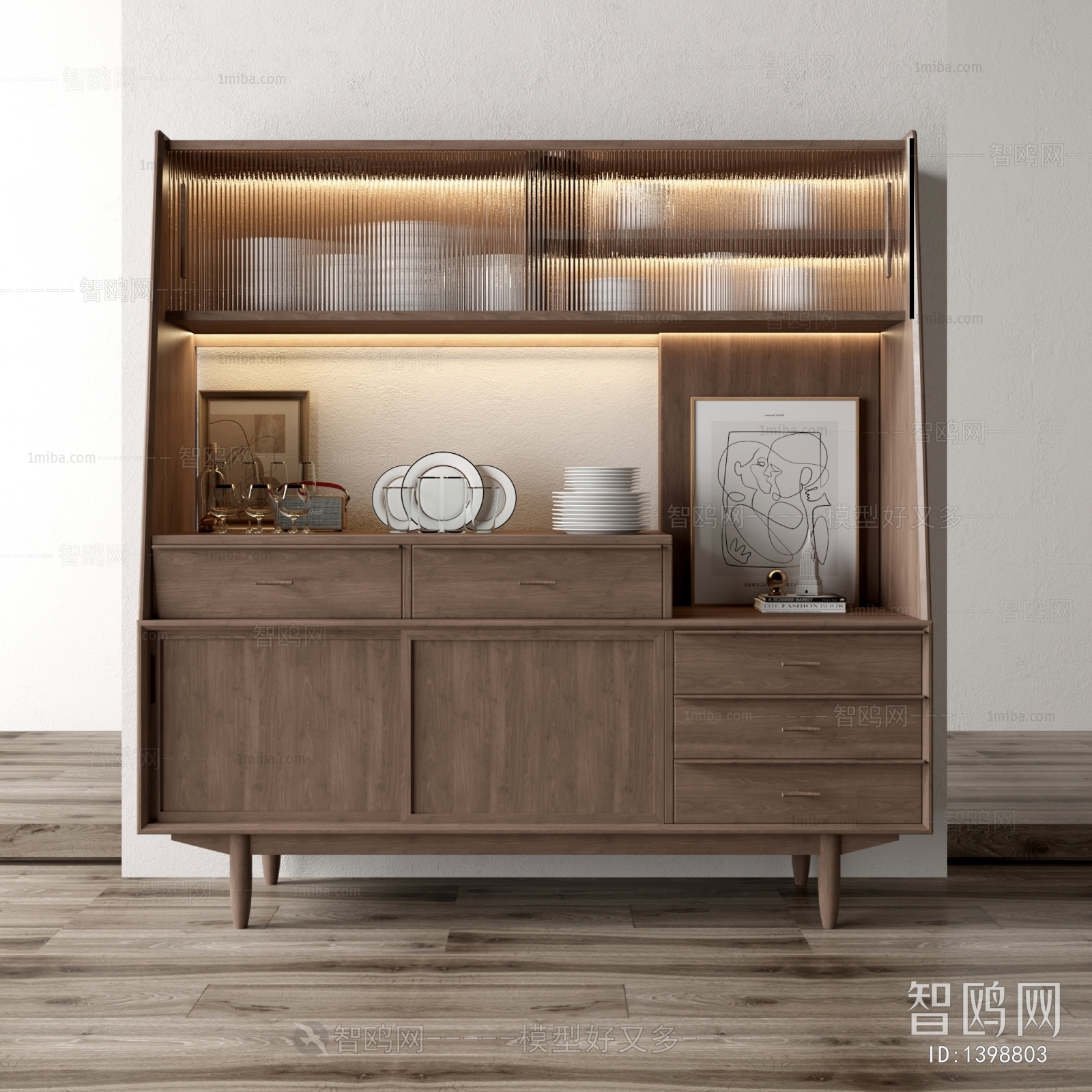 Modern Nordic Style Sideboard