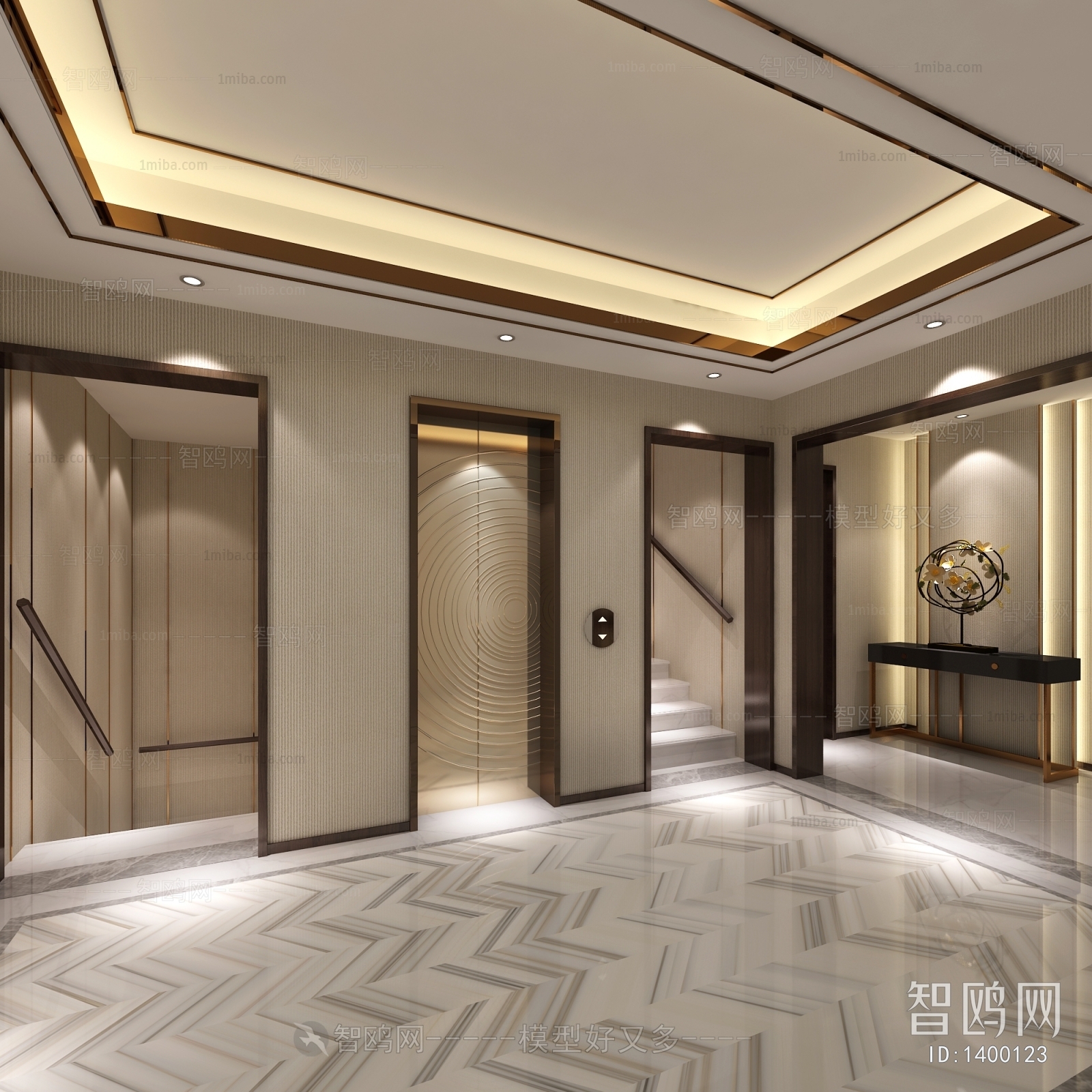 New Chinese Style Hallway