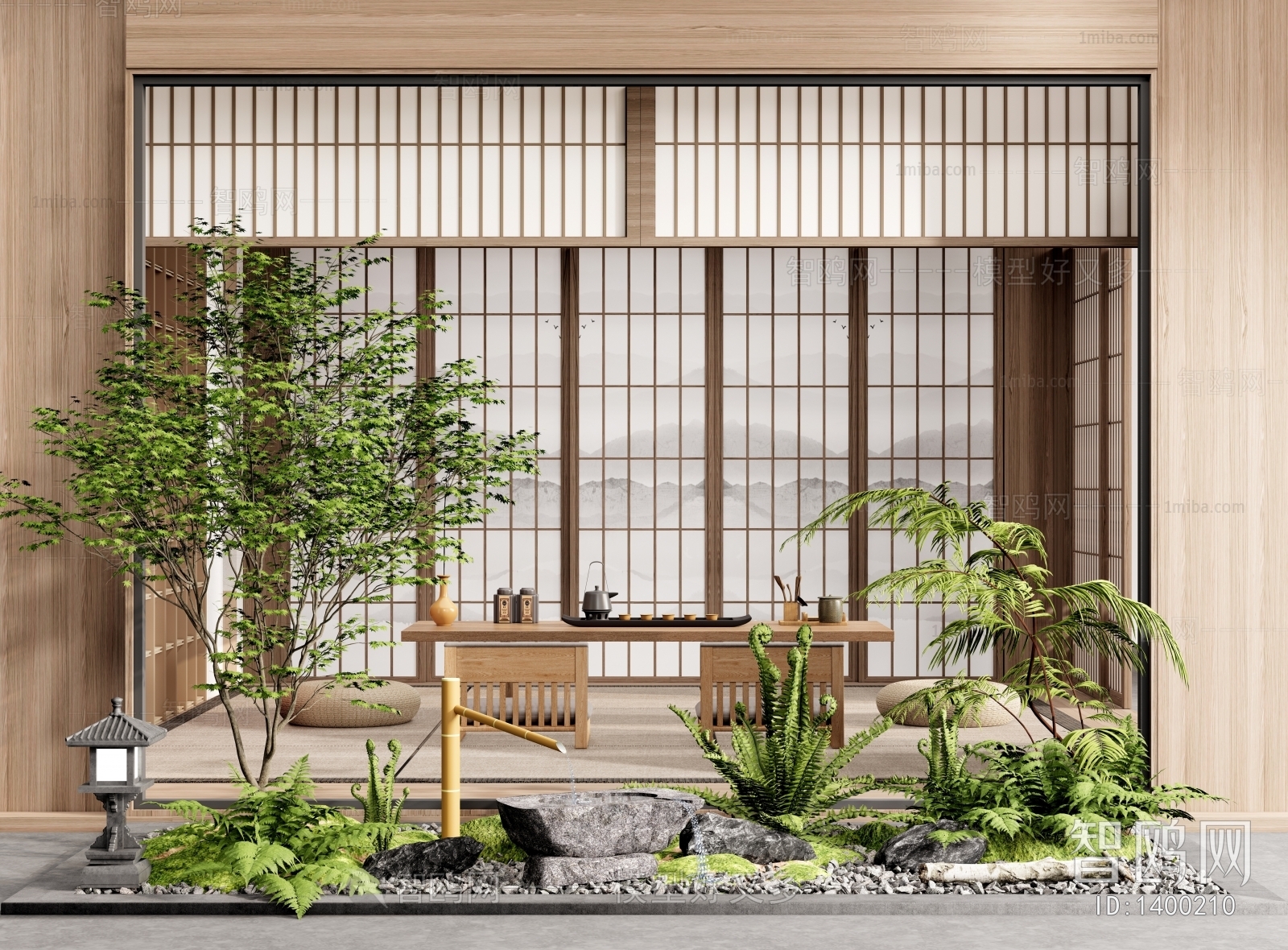 Japanese Style Courtyard/landscape